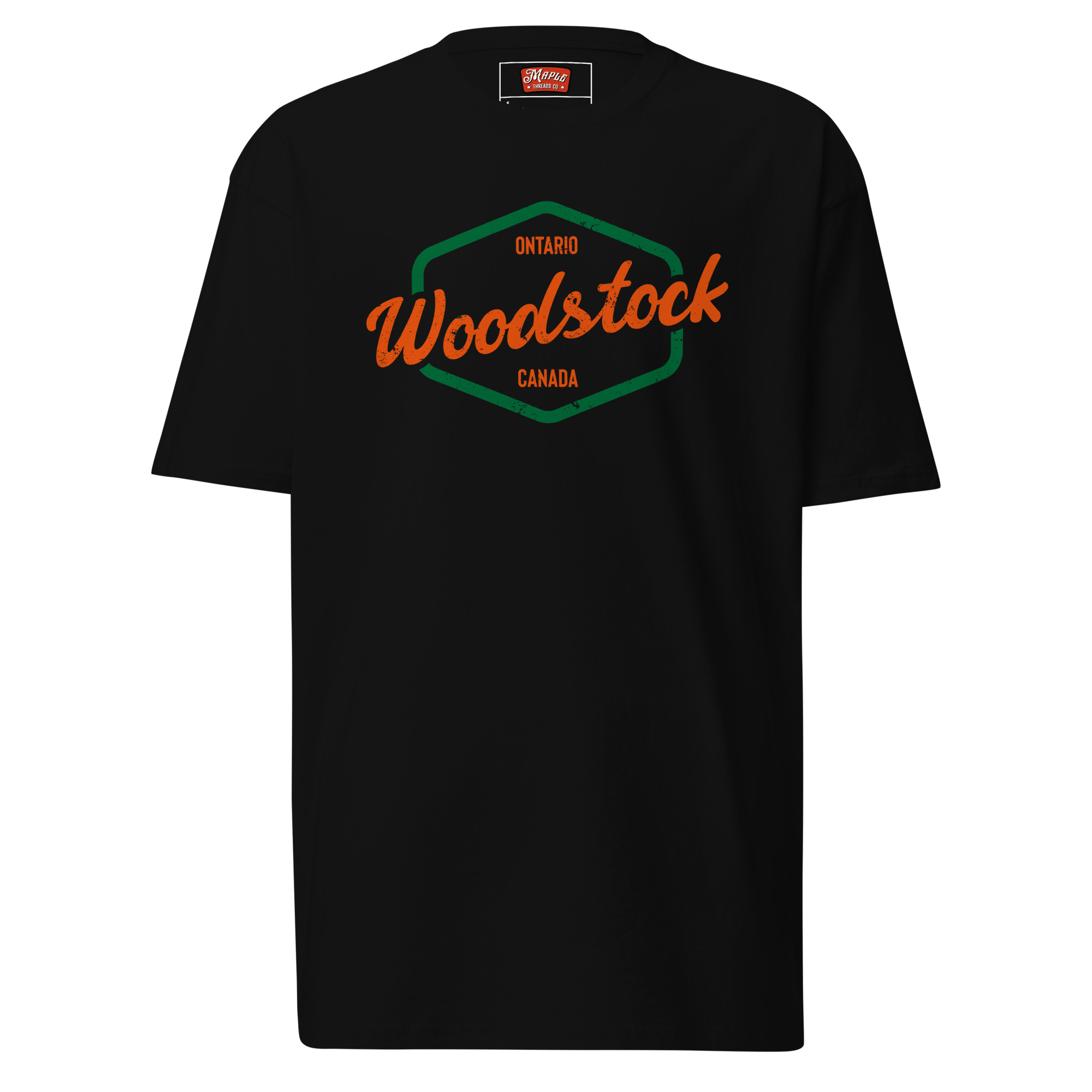 Men’s Woodstock premium heavyweight tee - Image 2