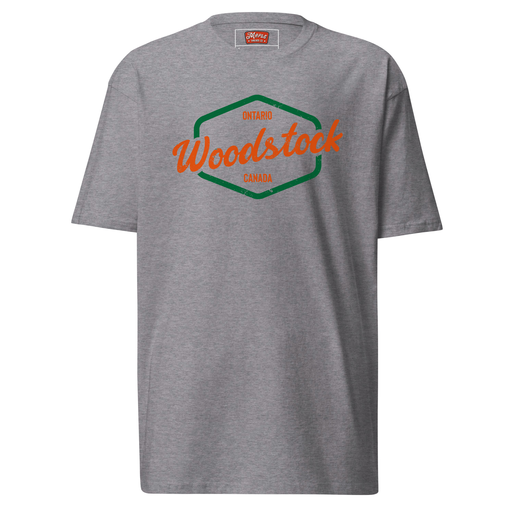 Men’s Woodstock premium heavyweight tee - Image 11