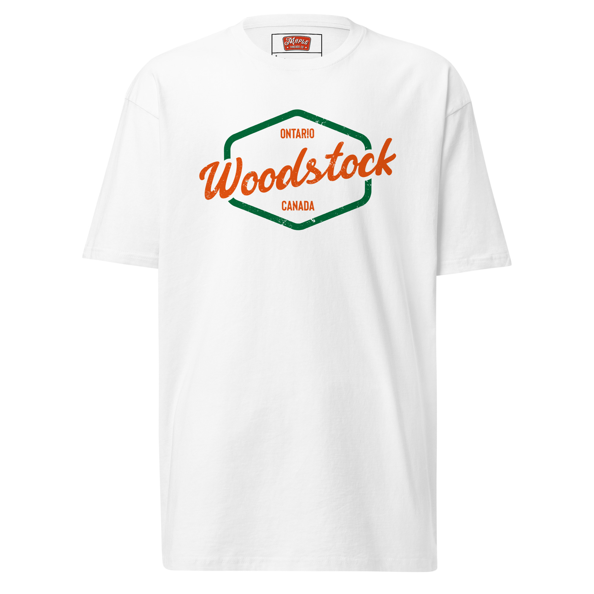 Men’s Woodstock premium heavyweight tee - Image 16