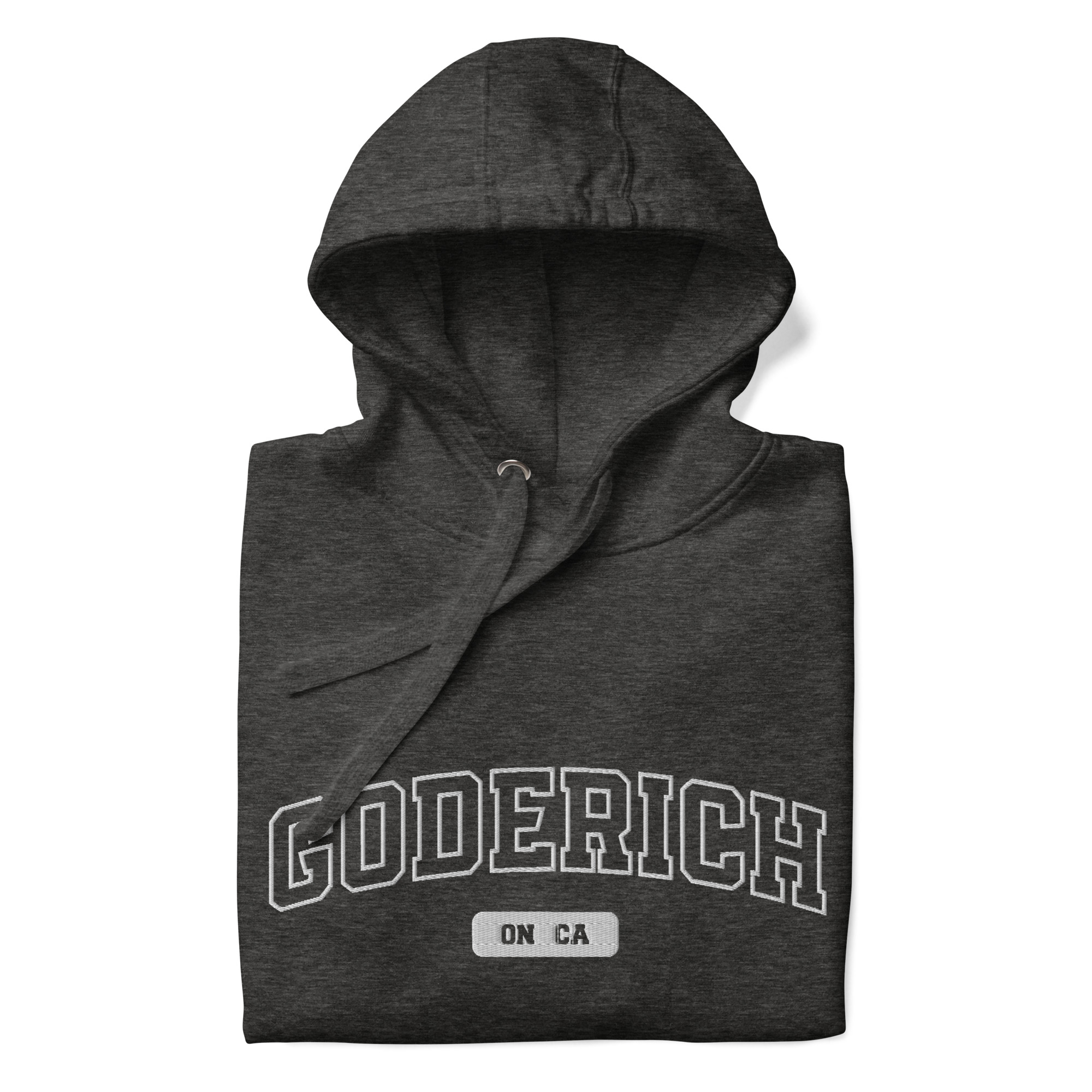 Unisex Goderich, Ontario Embroidered Hoodie - Image 4
