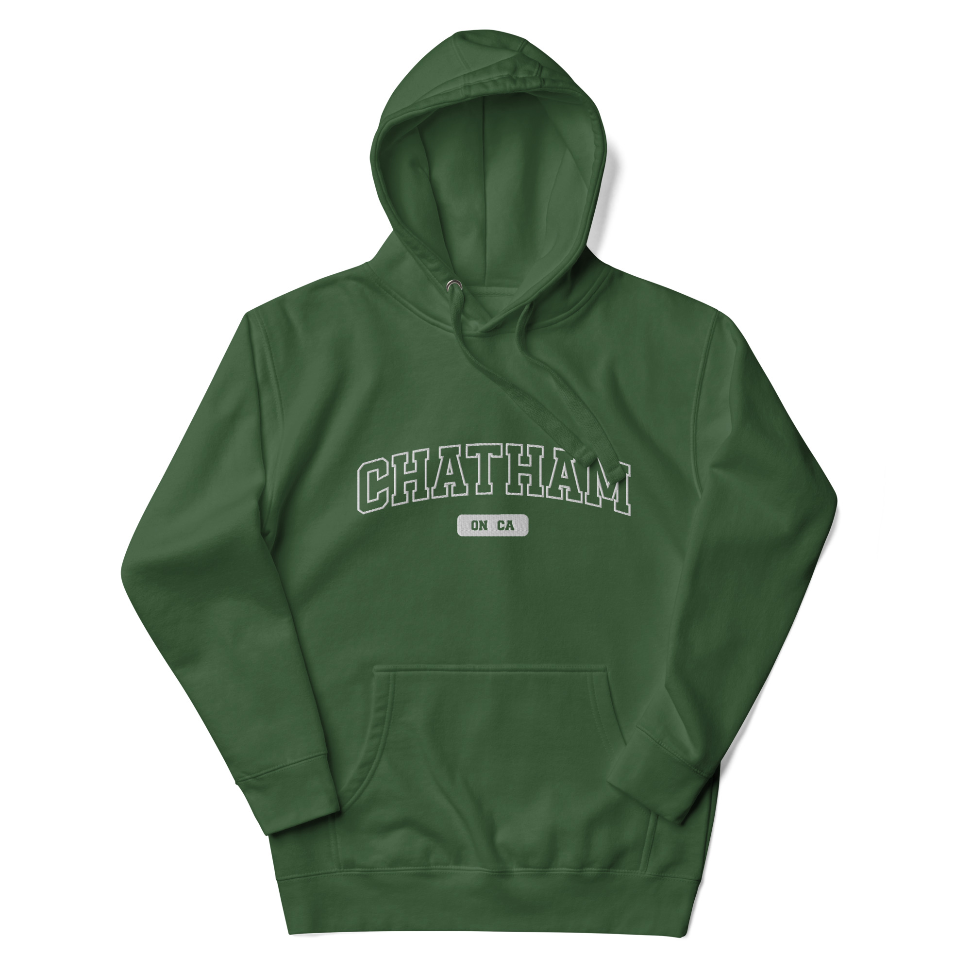Unisex Chatham, Ontario Embroidered Hoodie - Image 7