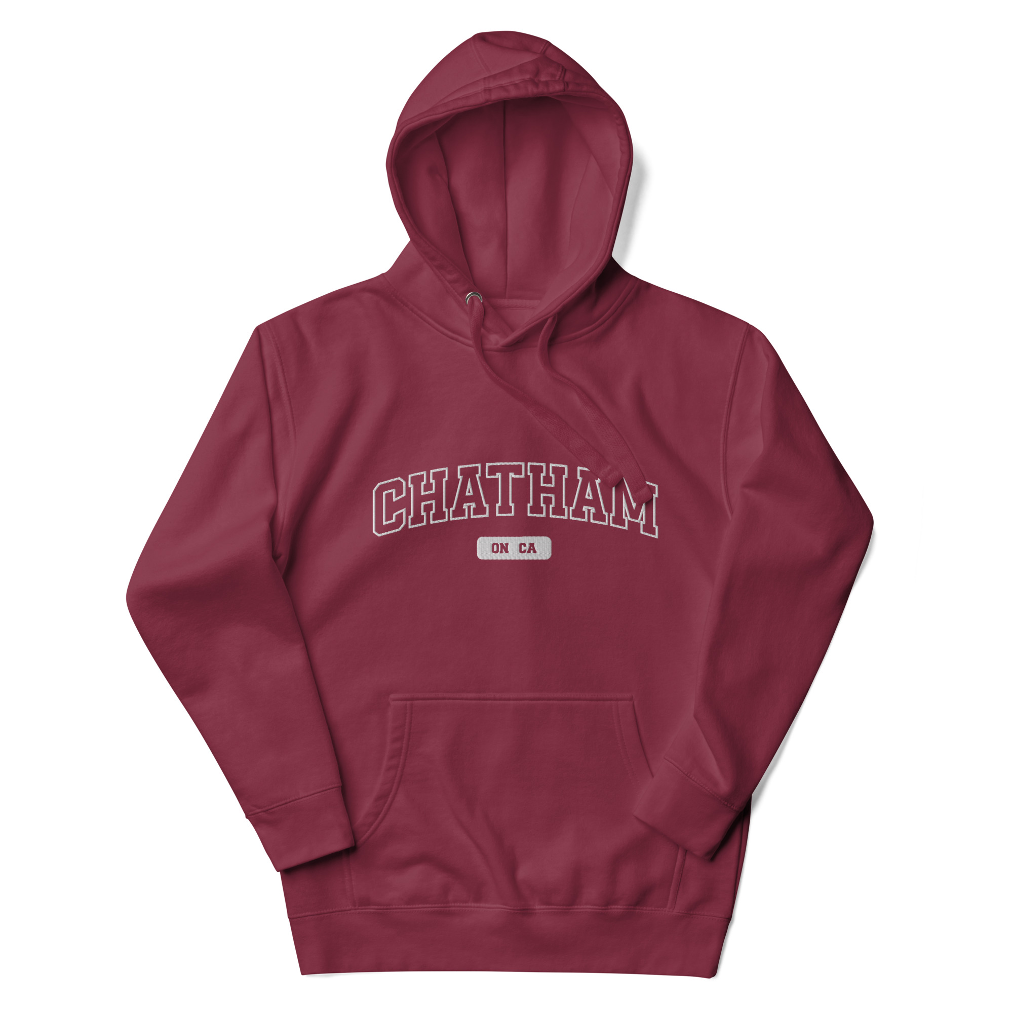 Unisex Chatham, Ontario Embroidered Hoodie