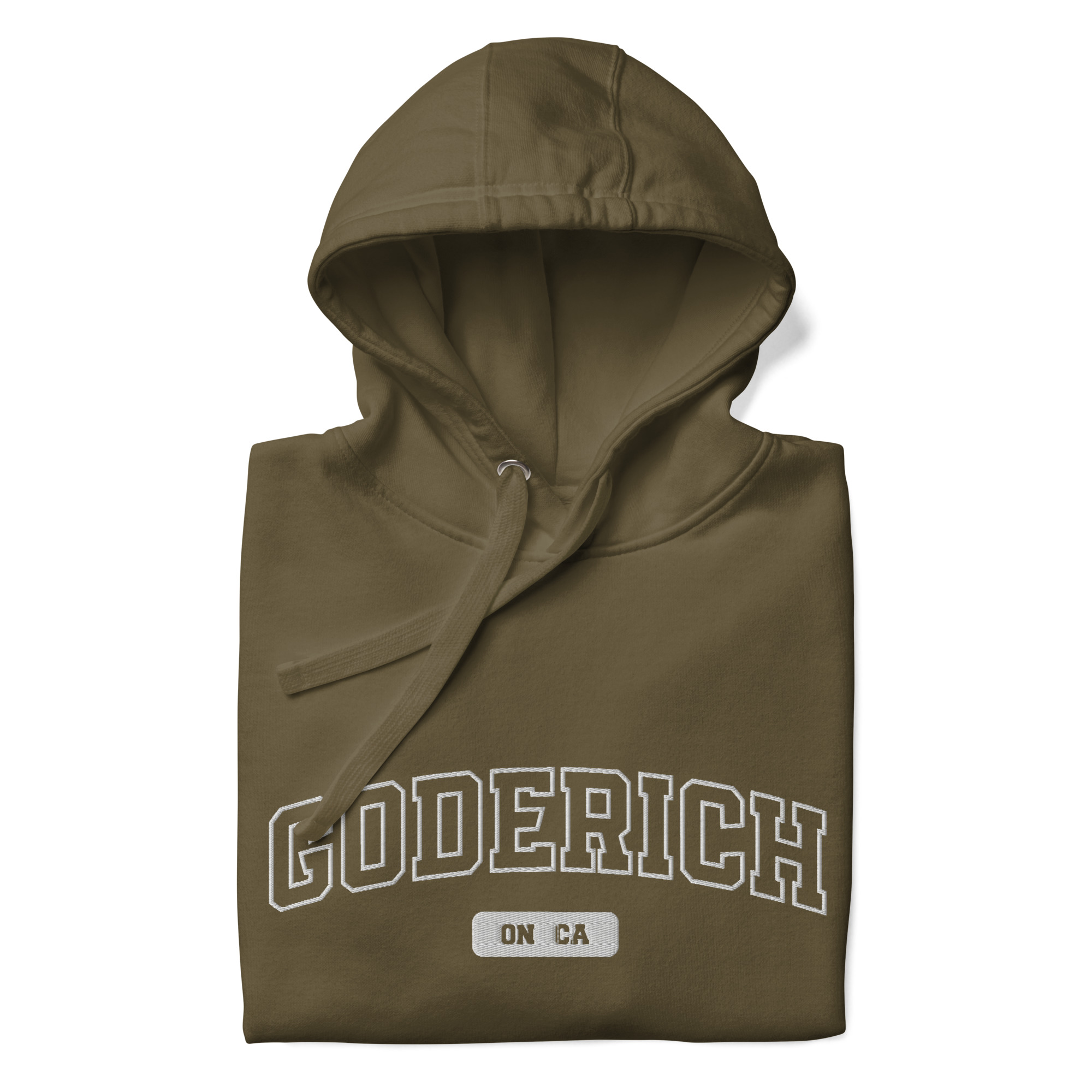 Unisex Goderich, Ontario Embroidered Hoodie - Image 8