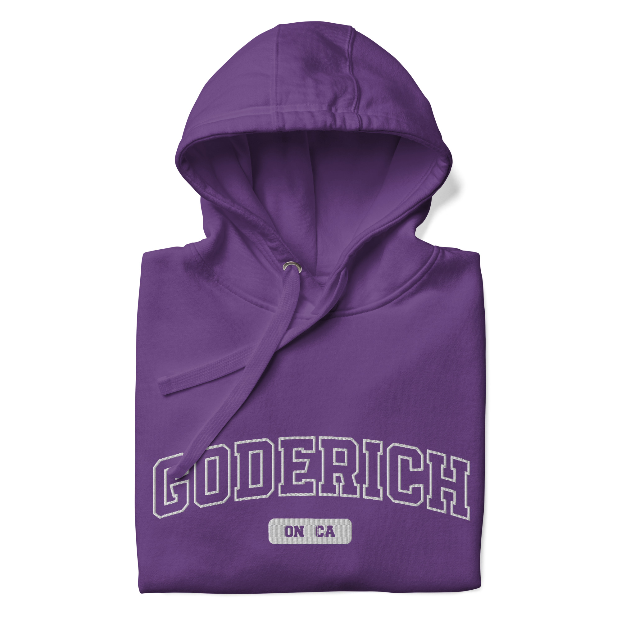 Unisex Goderich, Ontario Embroidered Hoodie - Image 6