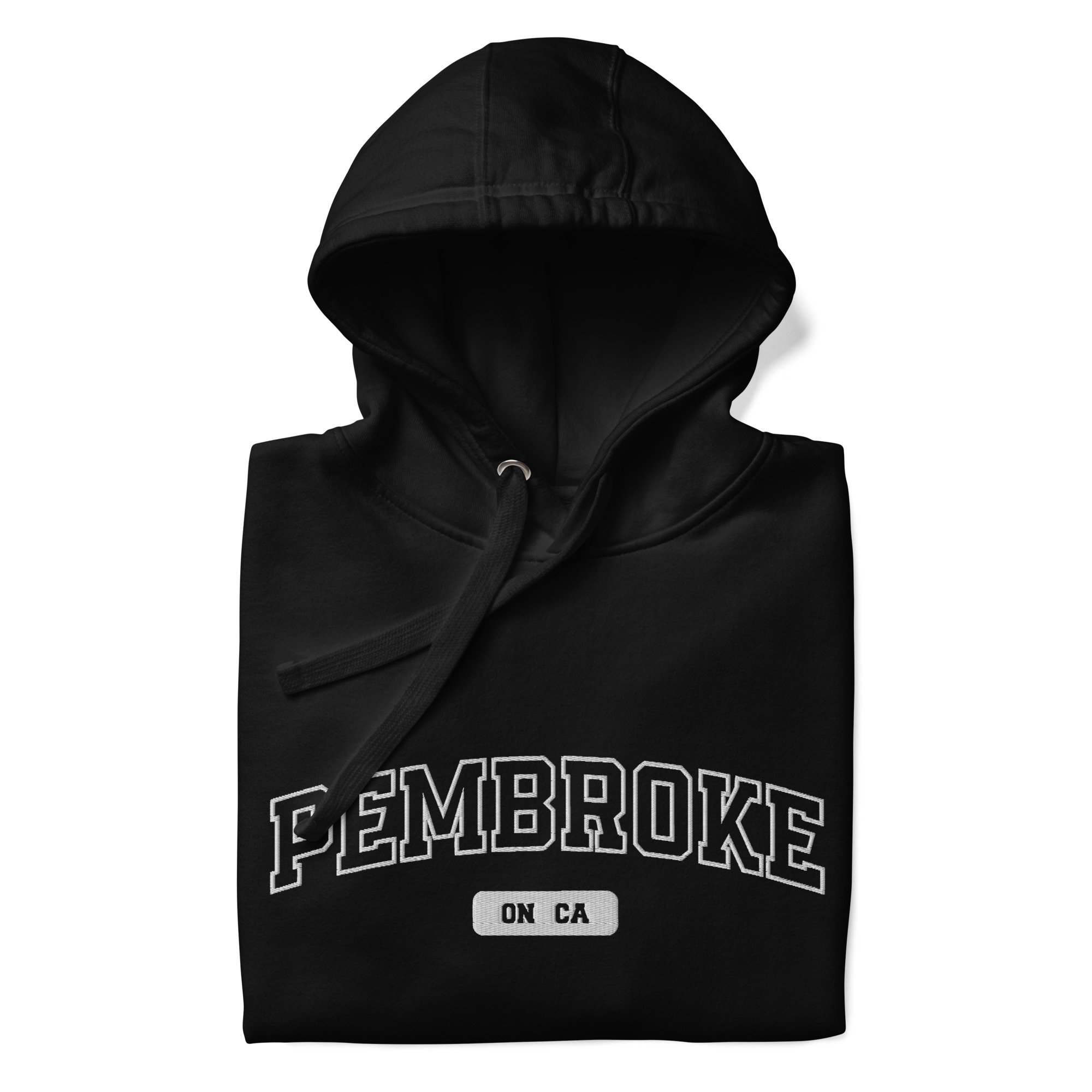 Unisex Pembroke, Ontario Embroidered Hoodie - Image 2