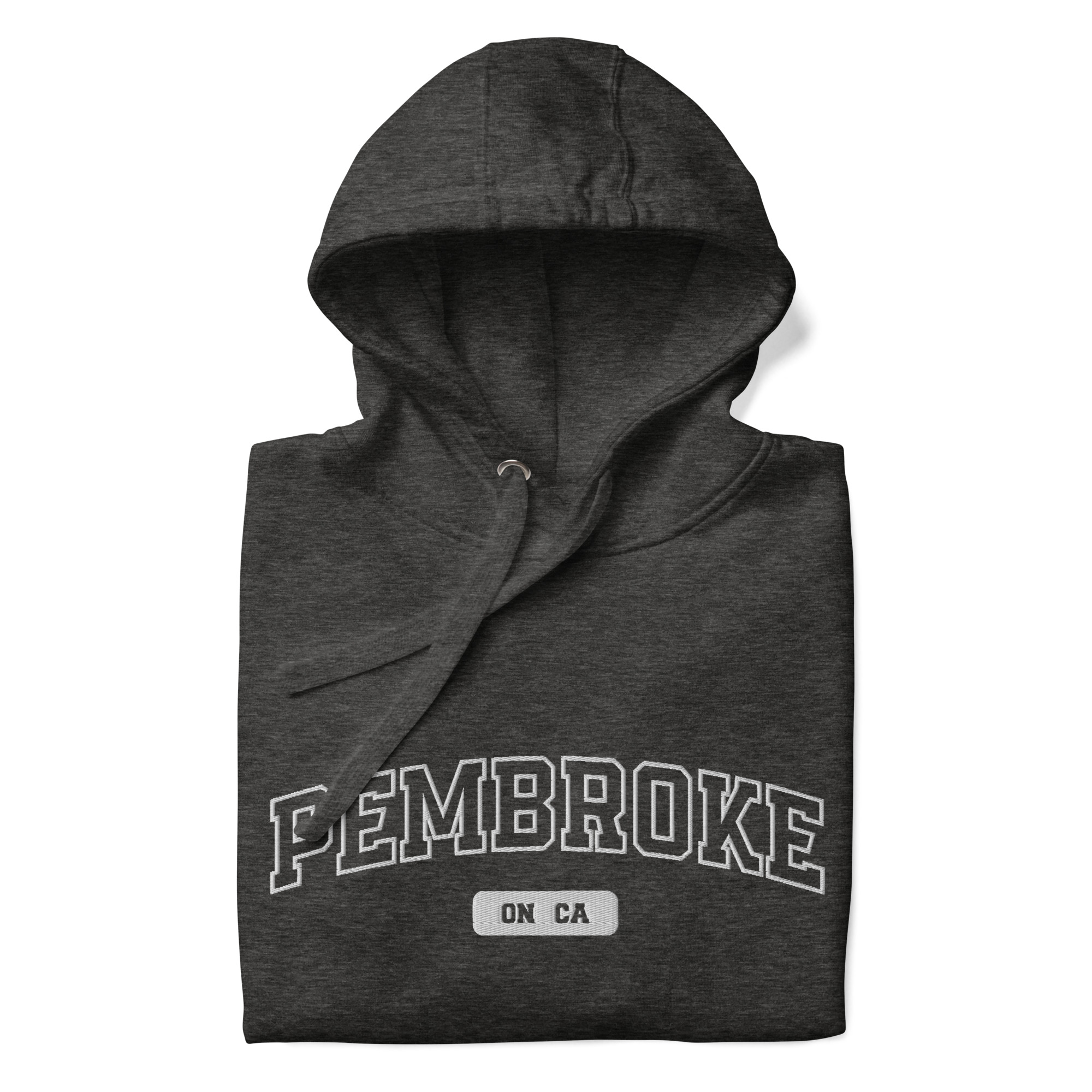 Unisex Pembroke, Ontario Embroidered Hoodie - Image 4