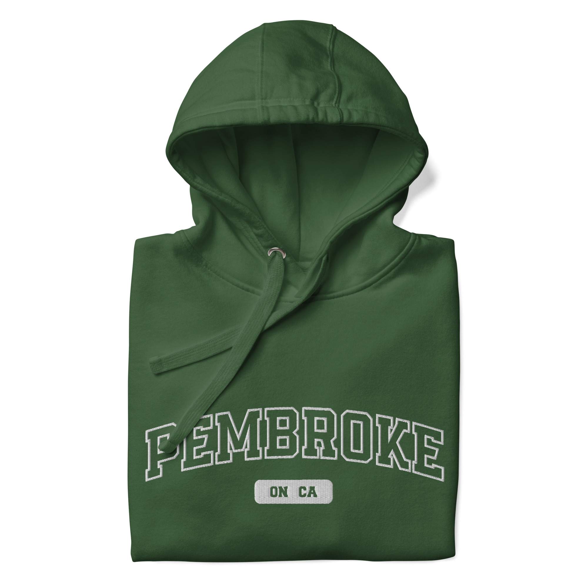 Unisex Pembroke, Ontario Embroidered Hoodie - Image 7