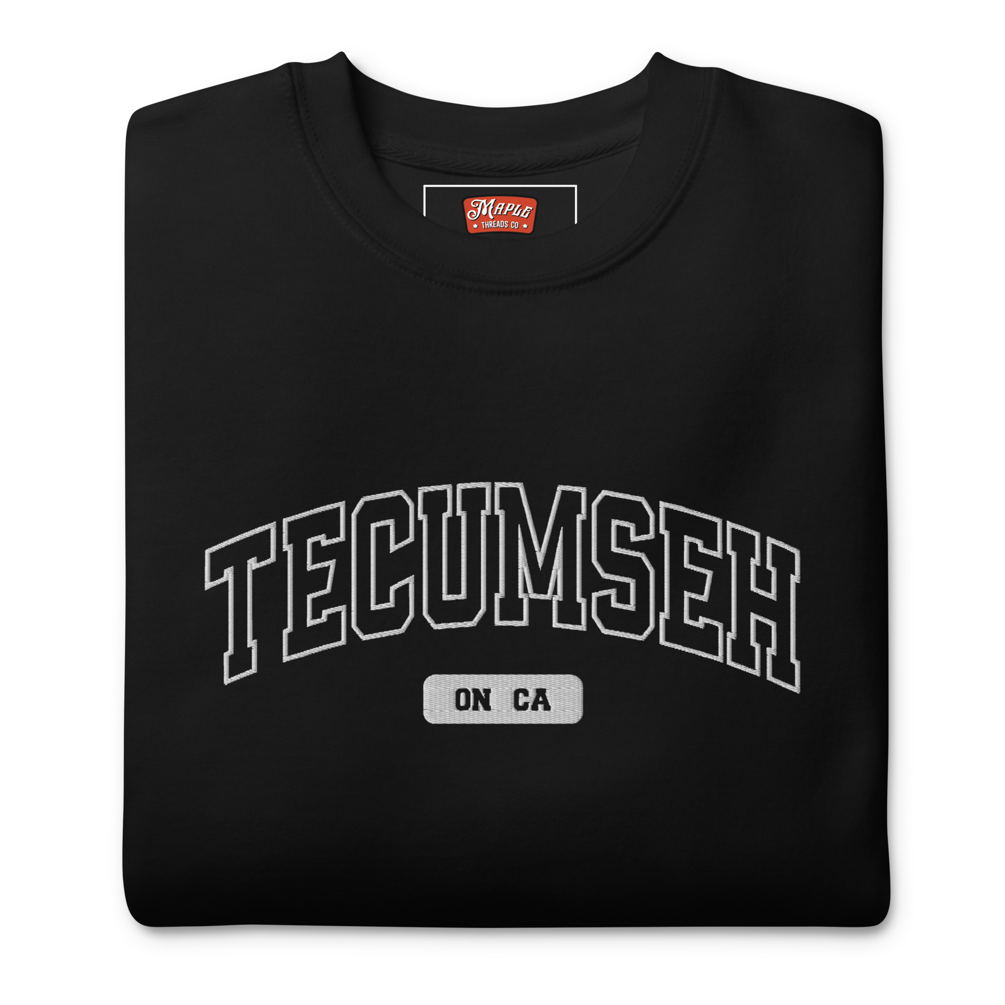 Unisex Tecumseh, Ontario Embroidered Premium Sweatshirt - Image 2