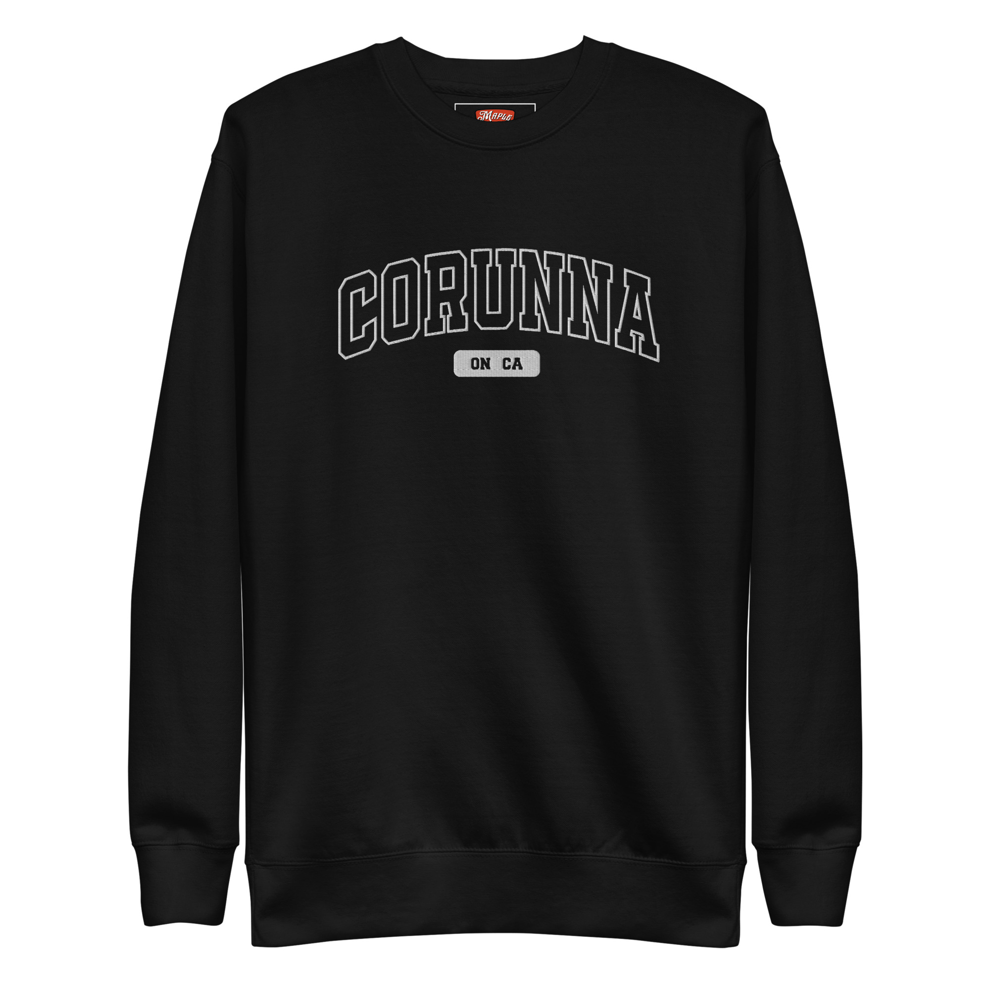 Unisex Corunna, Ontario Embroidered Premium Sweatshirt - Image 2