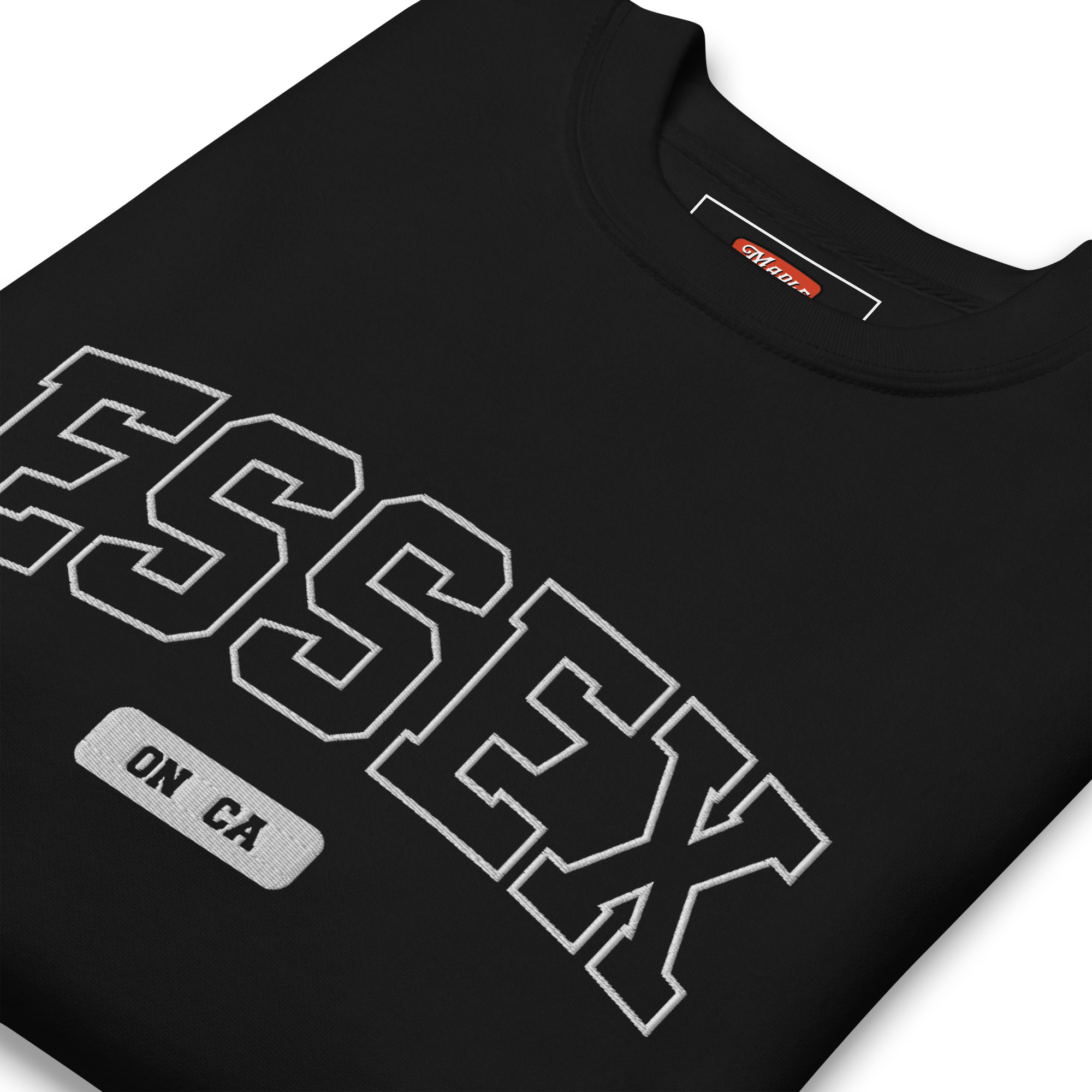 Unisex Essex, Ontario Embroidered Premium Sweatshirt - Image 2