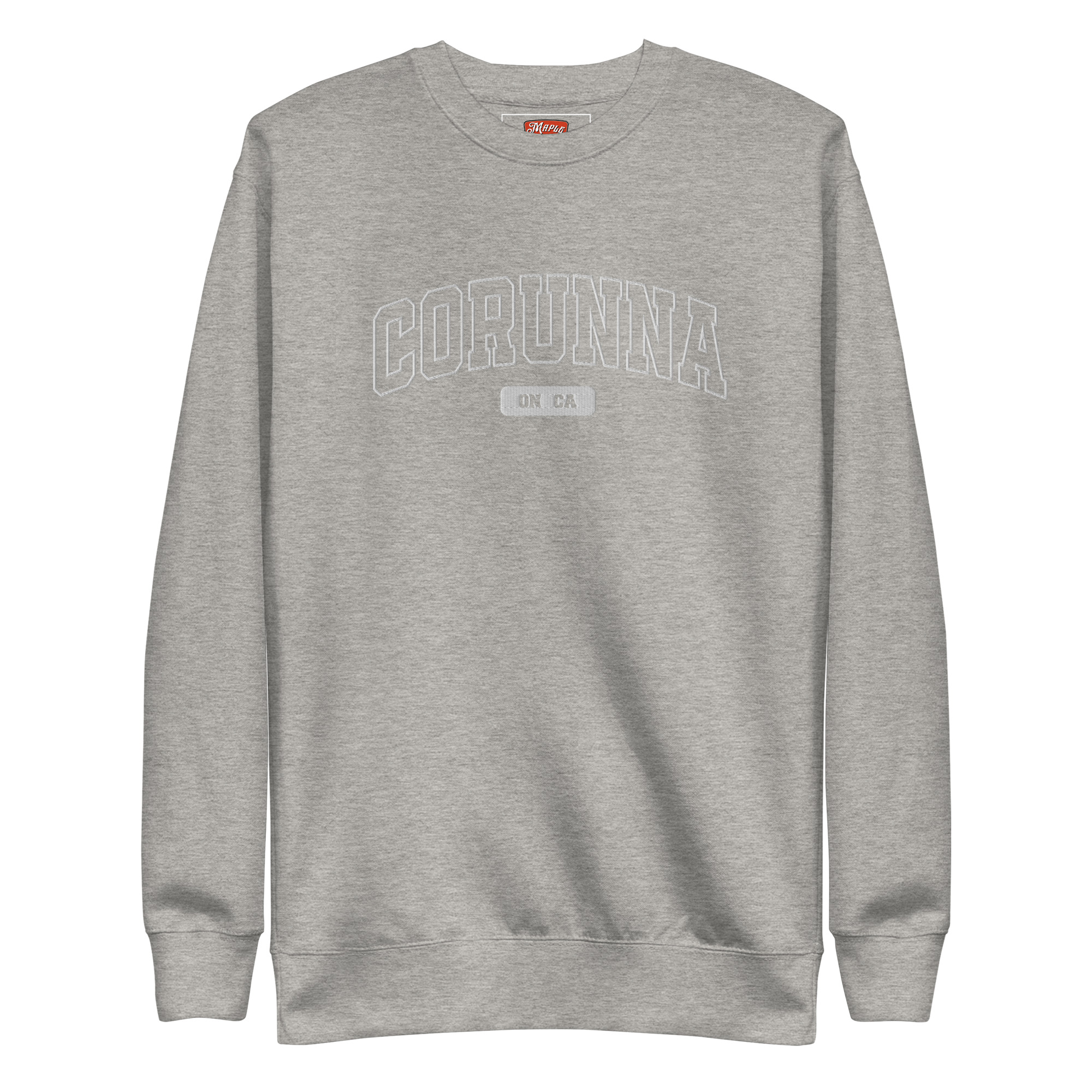 Unisex Corunna, Ontario Embroidered Premium Sweatshirt - Image 7