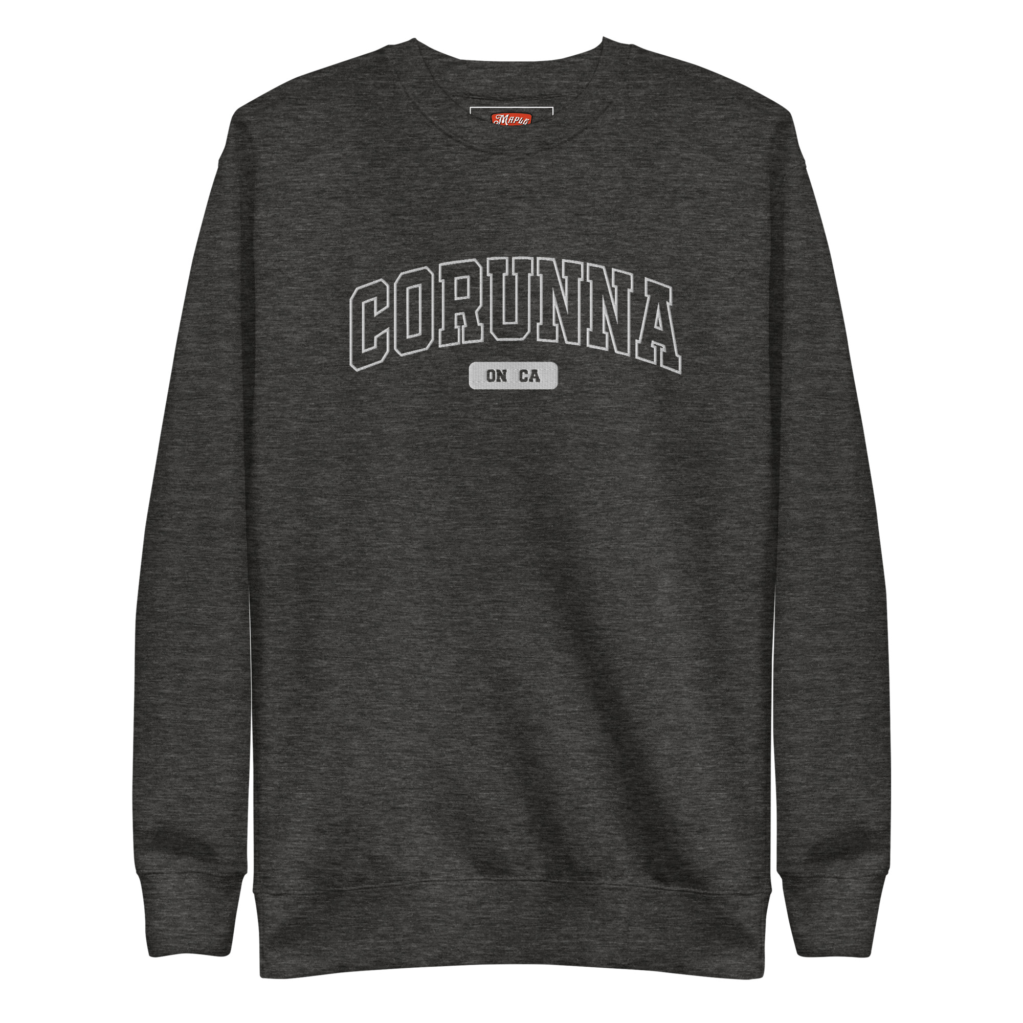 Unisex Corunna, Ontario Embroidered Premium Sweatshirt