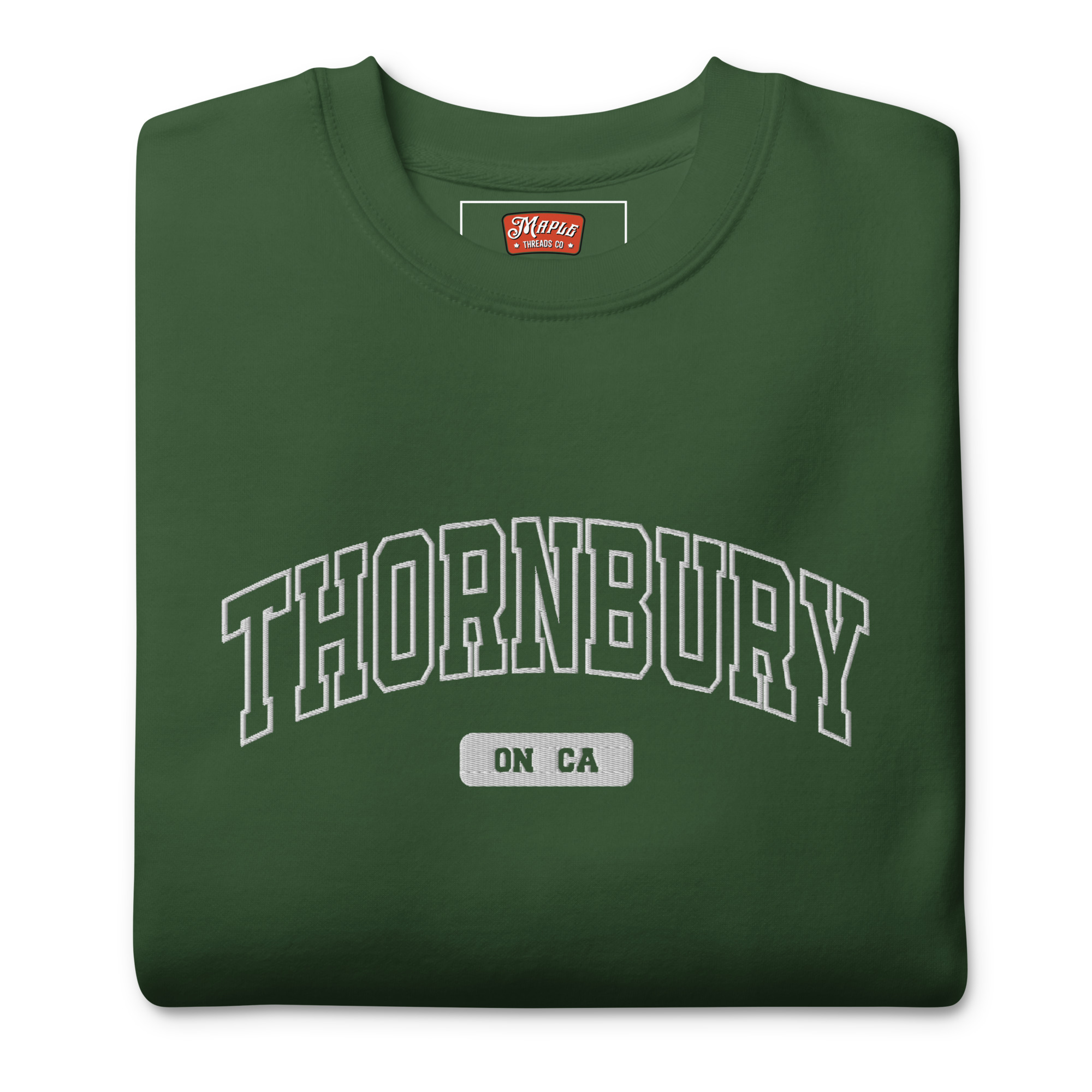 Unisex Thornbury, Ontario Embroidered Premium Sweatshirt