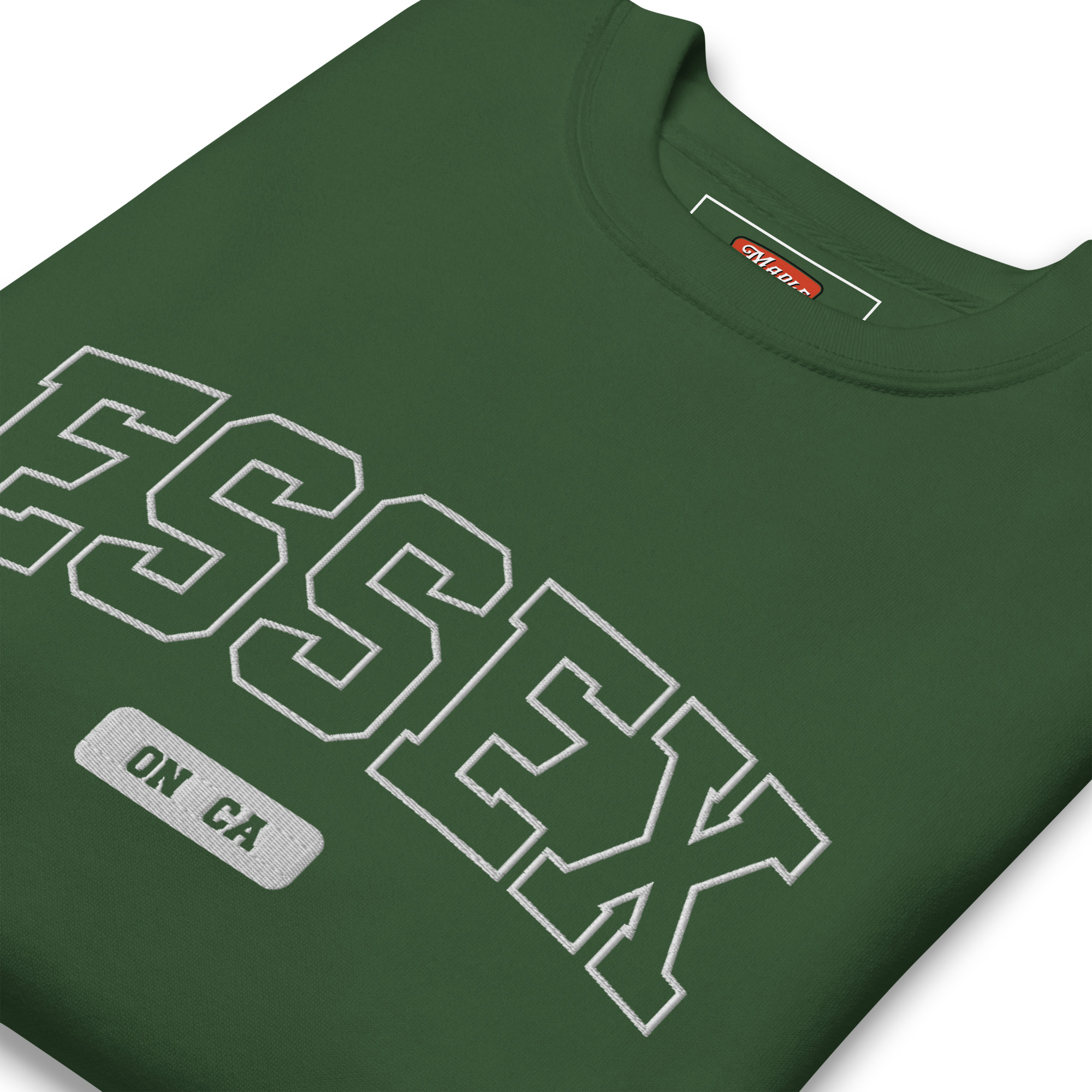 Unisex Essex, Ontario Embroidered Premium Sweatshirt - Image 10