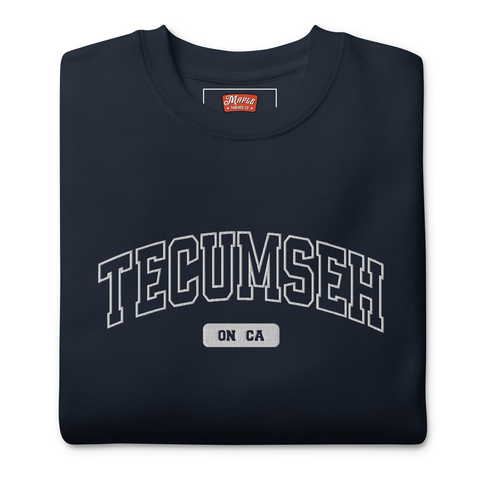 Unisex Tecumseh, Ontario Embroidered Premium Sweatshirt - Image 4