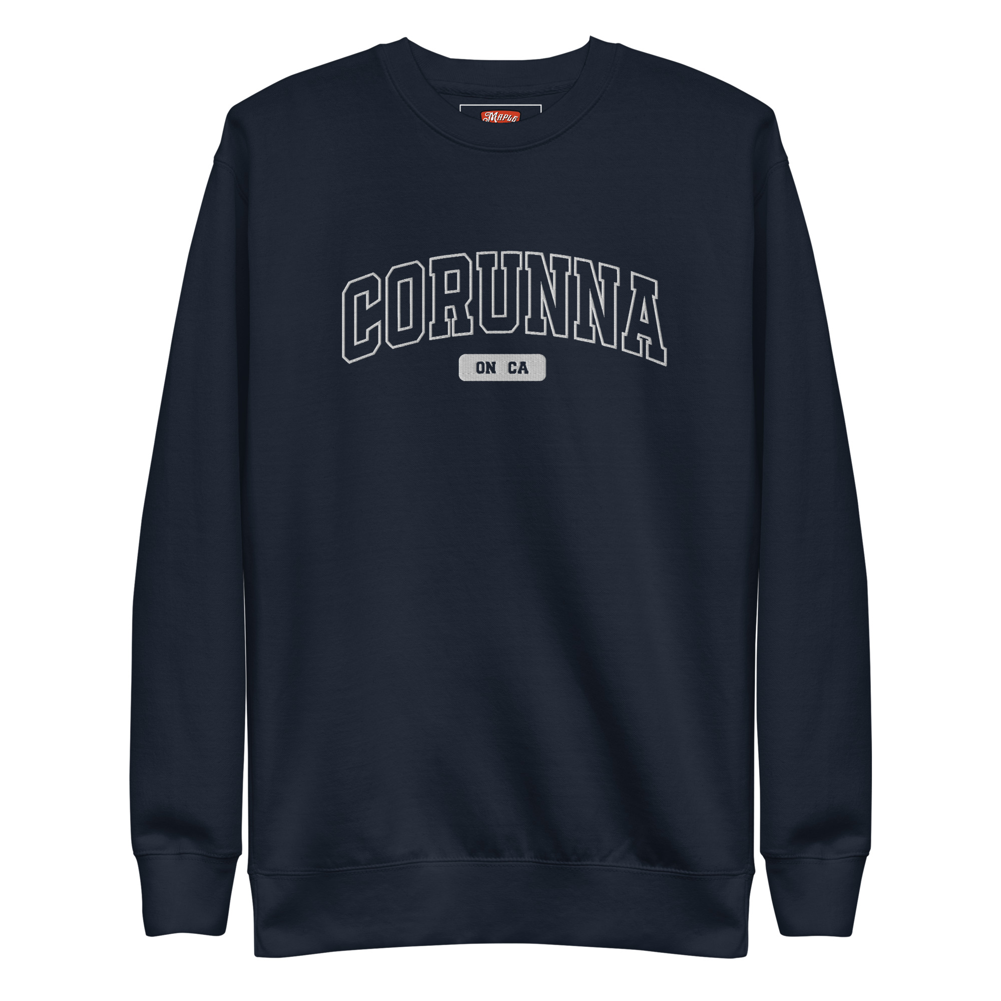 Unisex Corunna, Ontario Embroidered Premium Sweatshirt - Image 3
