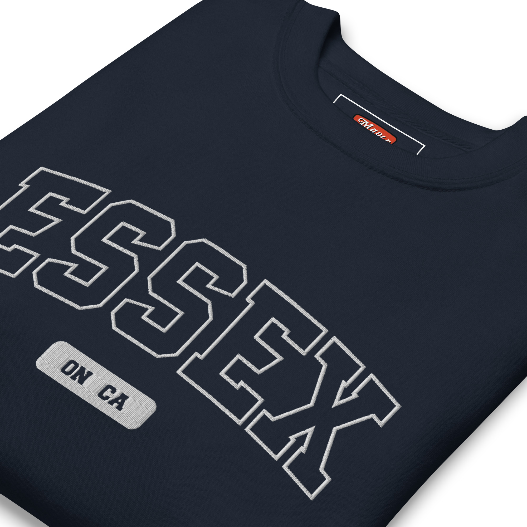 Unisex Essex, Ontario Embroidered Premium Sweatshirt - Image 4