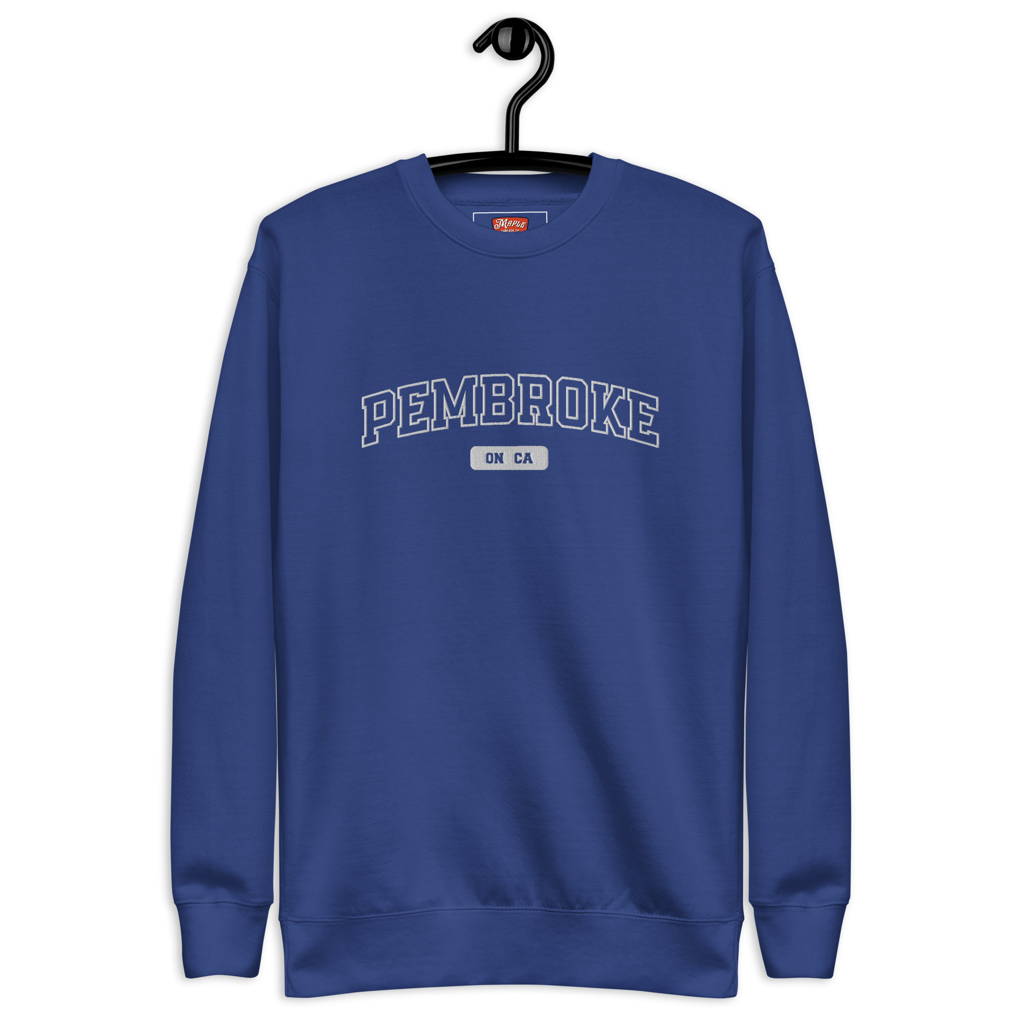 Unisex Pembroke, Ontario Embroidered Premium Sweatshirt - Image 5