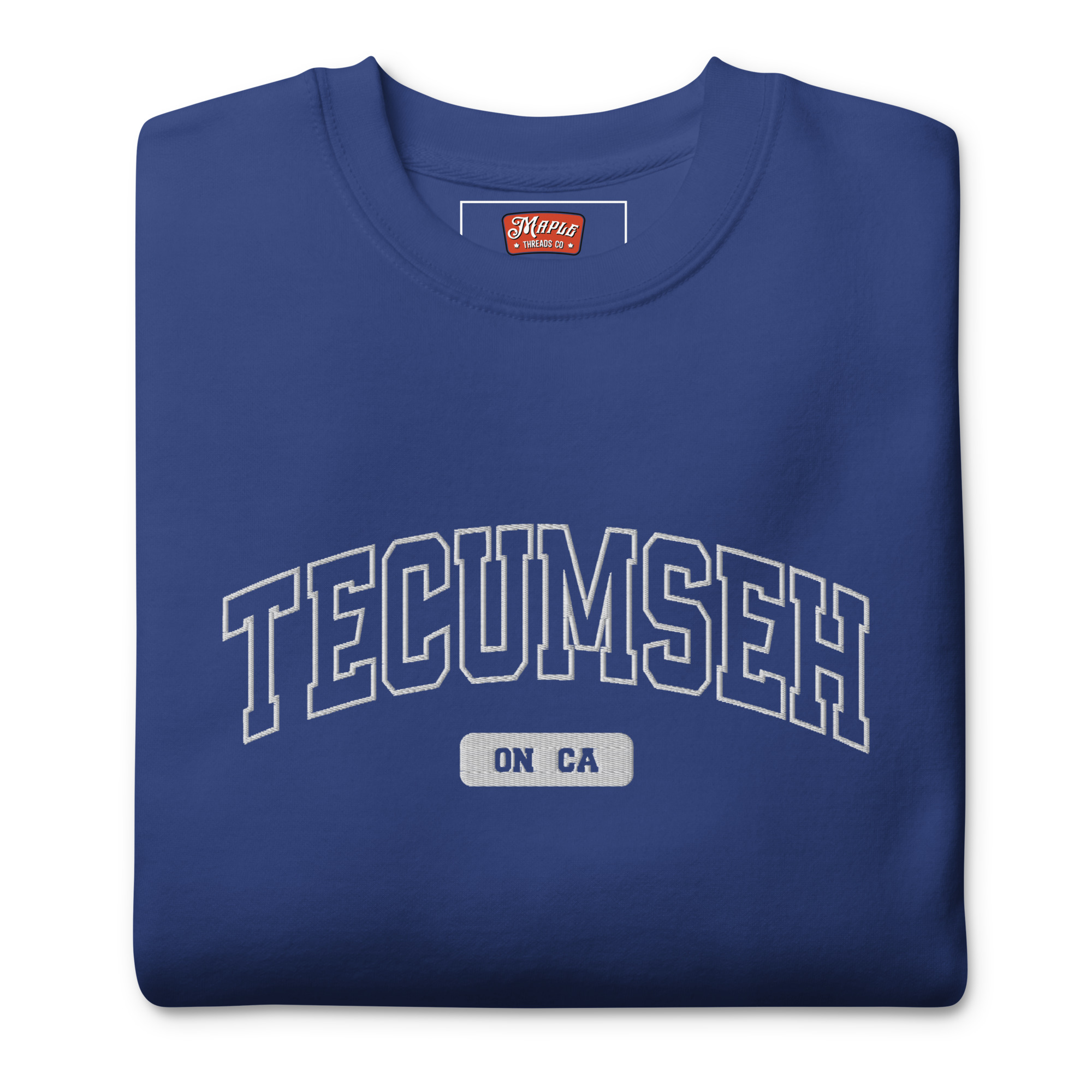 Unisex Tecumseh, Ontario Embroidered Premium Sweatshirt - Image 7