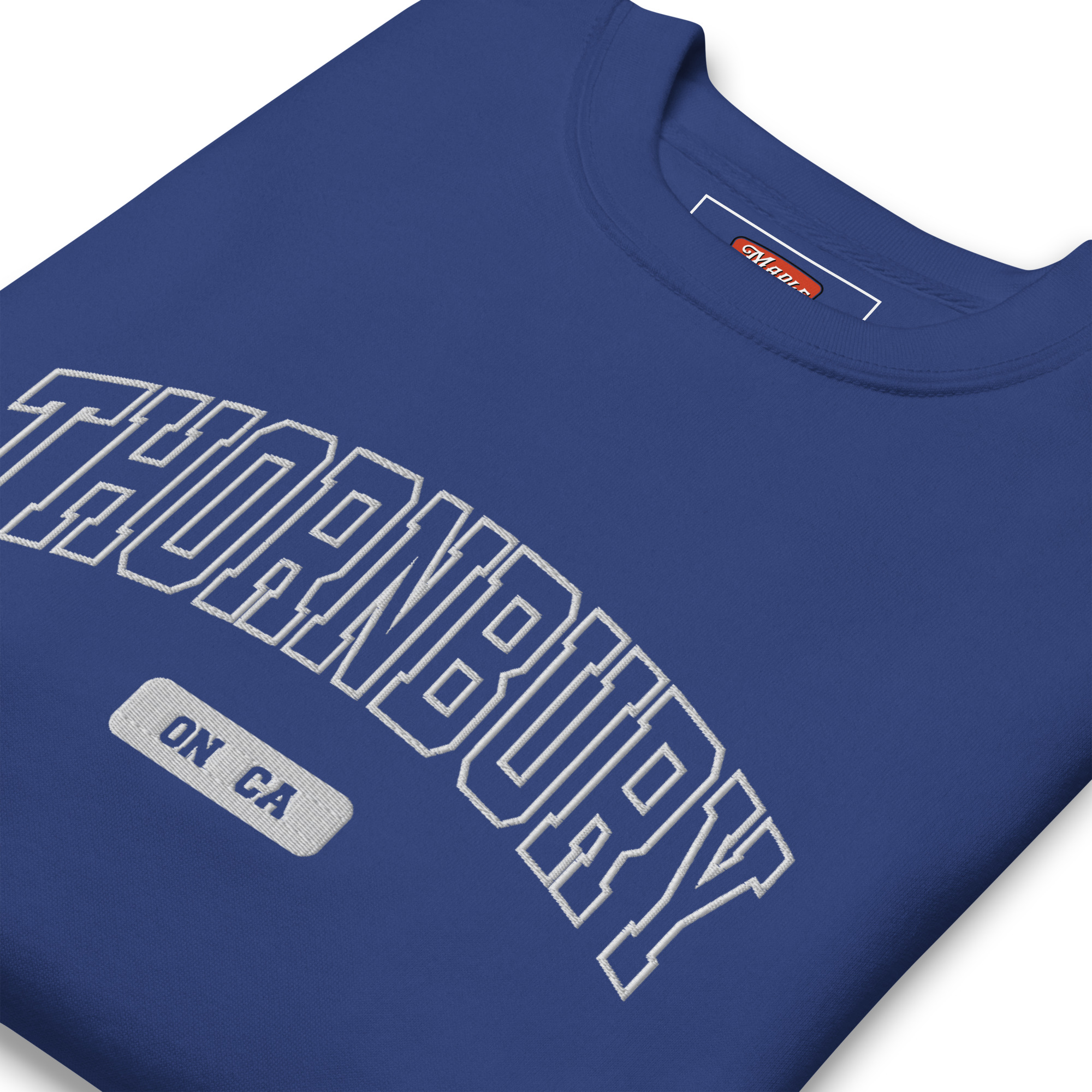 Unisex Thornbury, Ontario Embroidered Premium Sweatshirt - Image 9