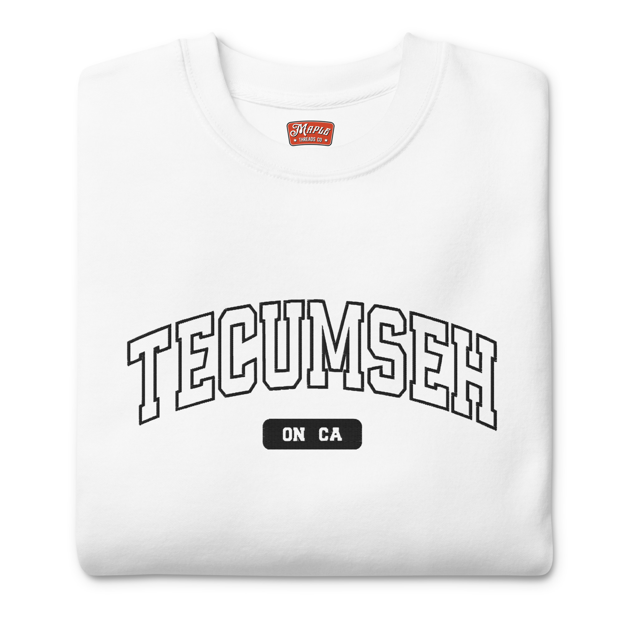 Unisex Tecumseh, Ontario Embroidered Premium Sweatshirt - Image 11
