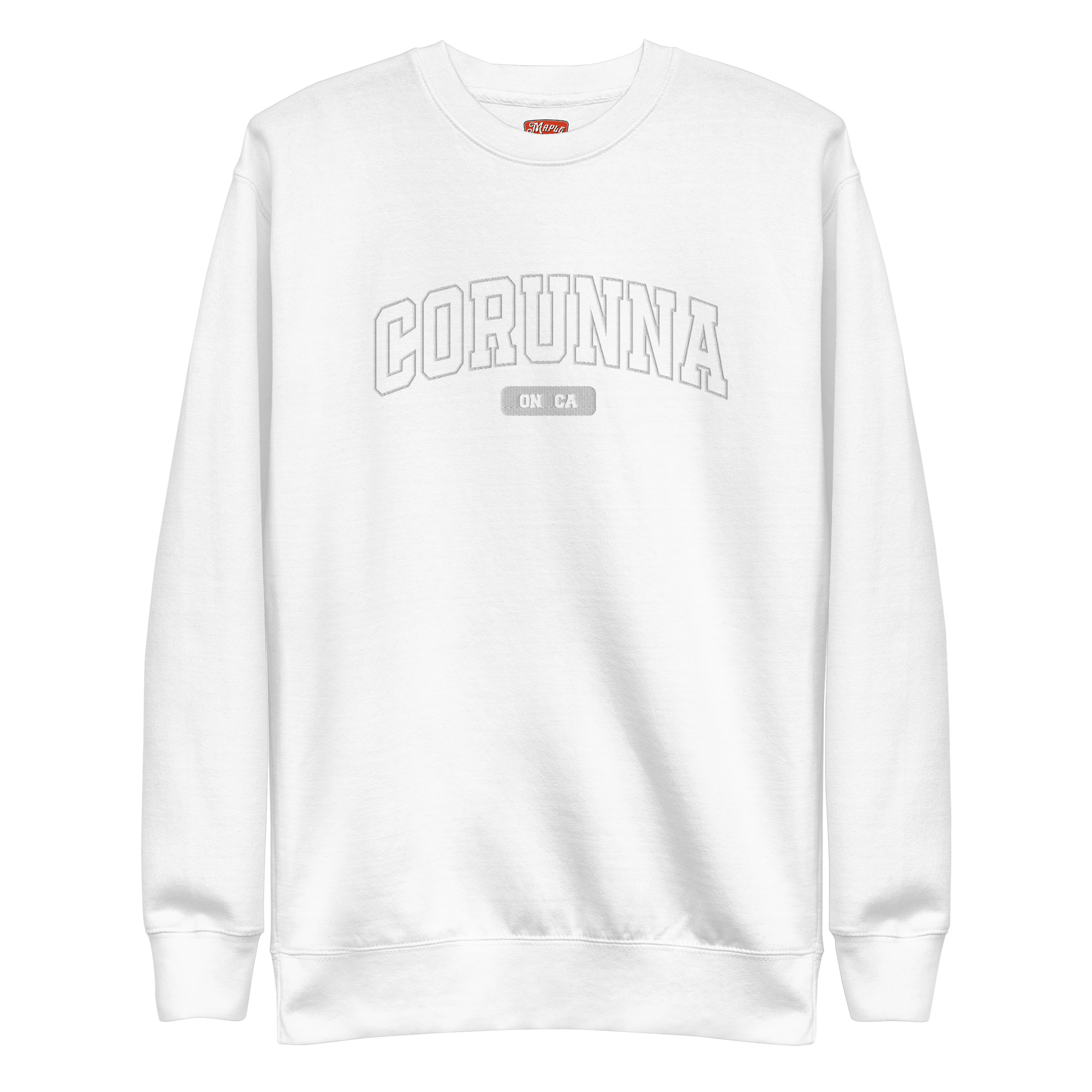 Unisex Corunna, Ontario Embroidered Premium Sweatshirt - Image 8