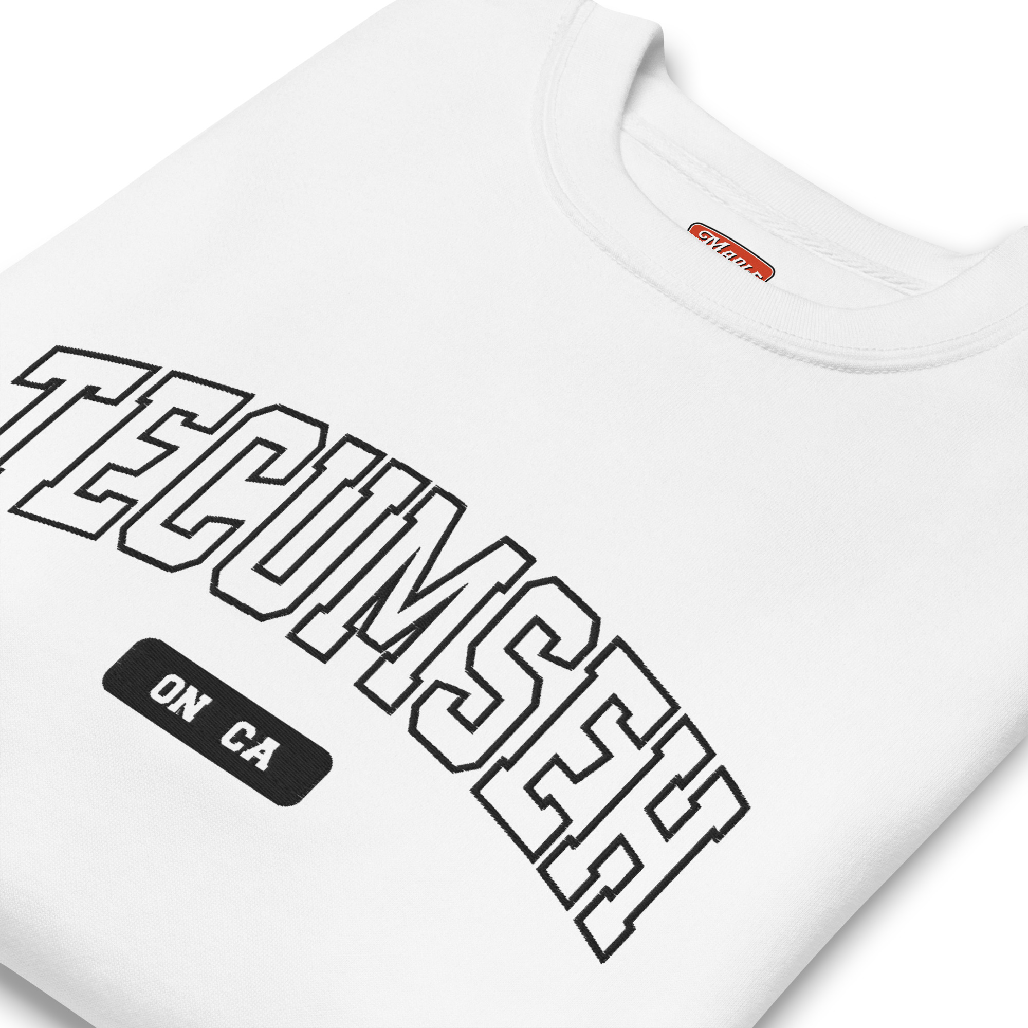 Unisex Tecumseh, Ontario Embroidered Premium Sweatshirt - Image 12