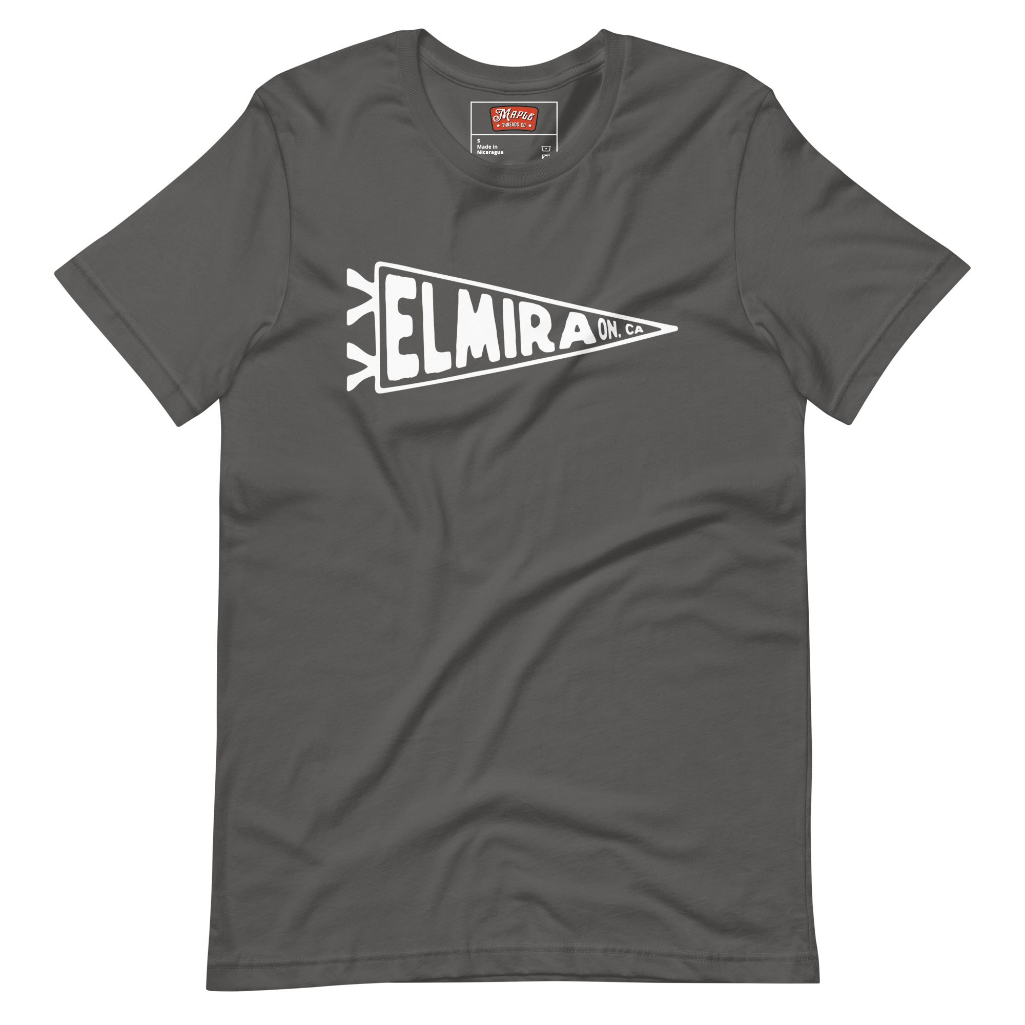 Unisex Elmira, Ontario Flag T-Shirt - Image 5