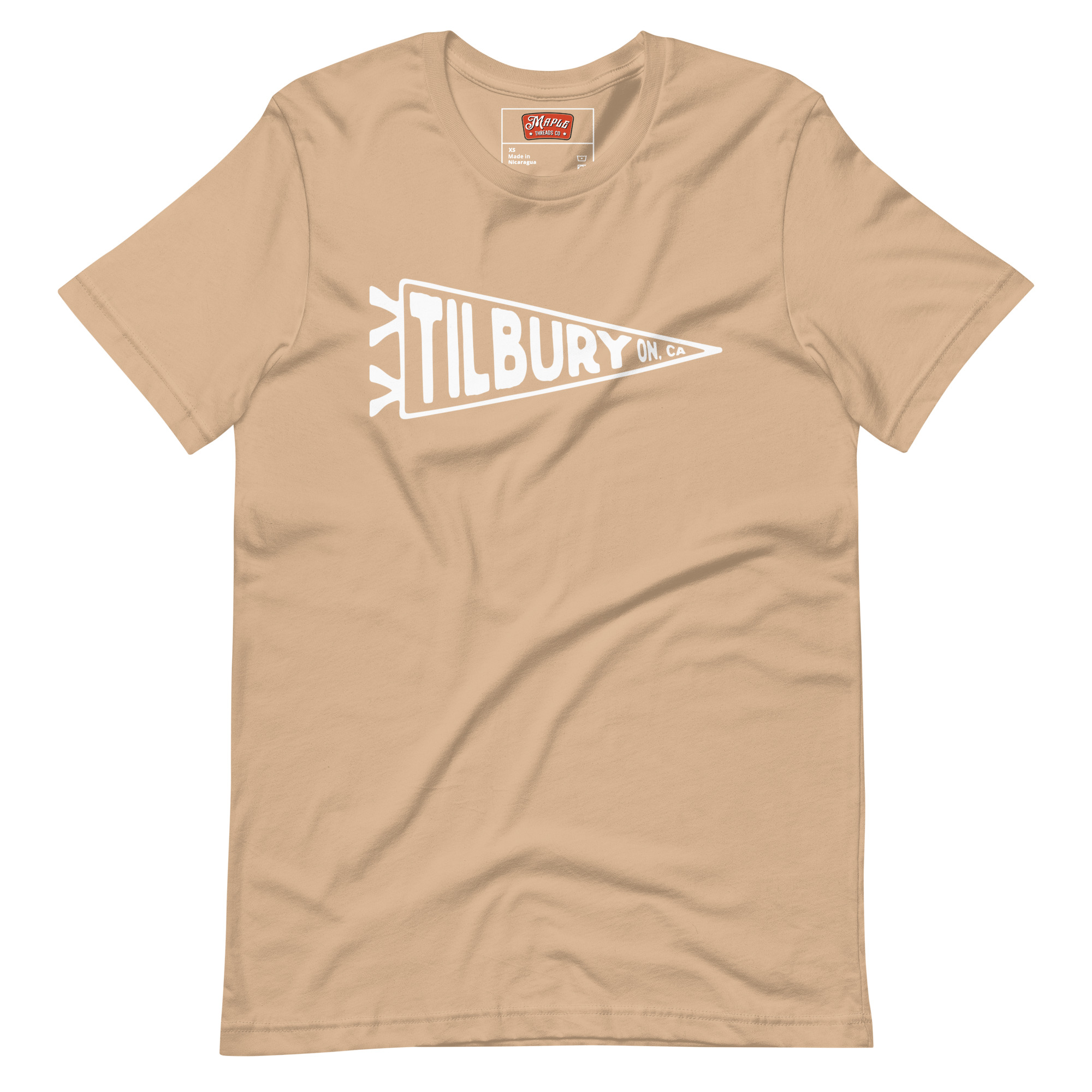 Unisex Tilbury, Ontario Flag T-Shirt - Image 9