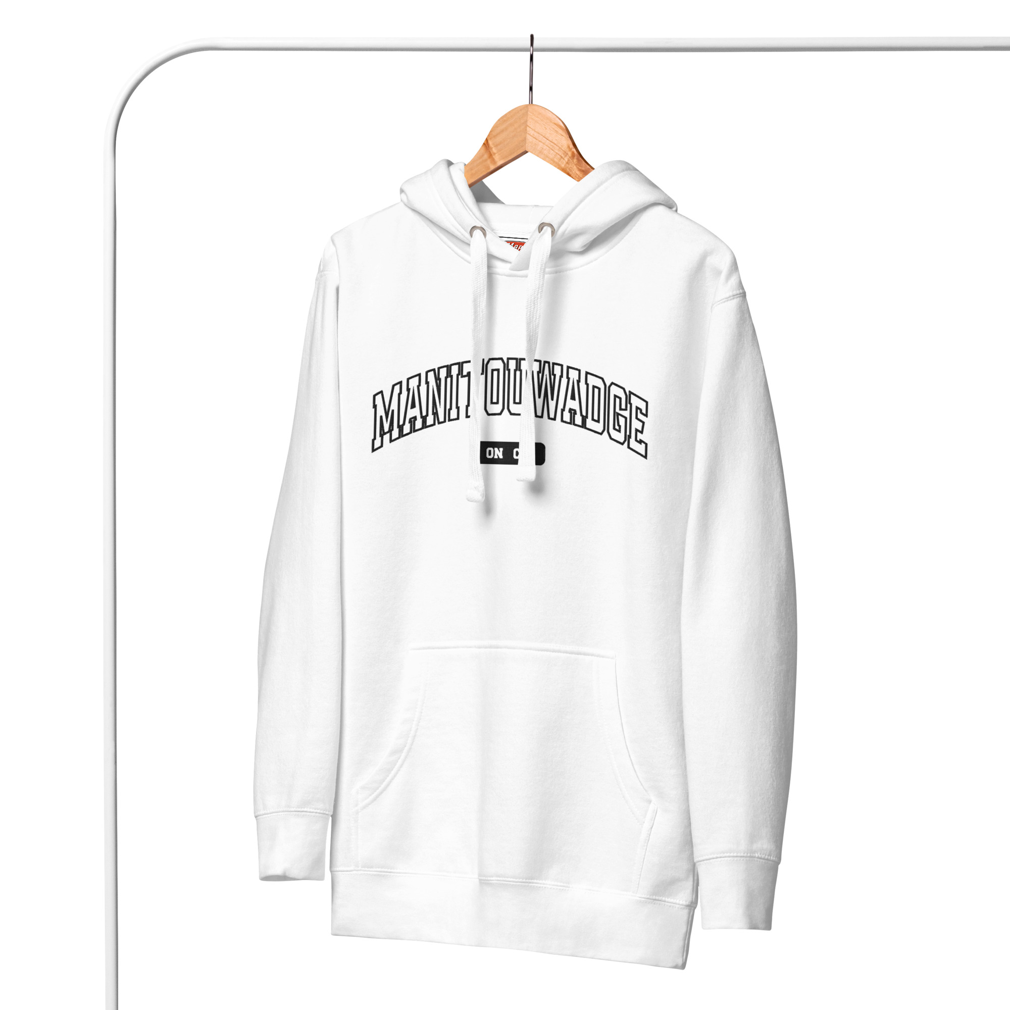 Unisex Manitouwadge, Ontario Embroidered Hoodie - Image 13