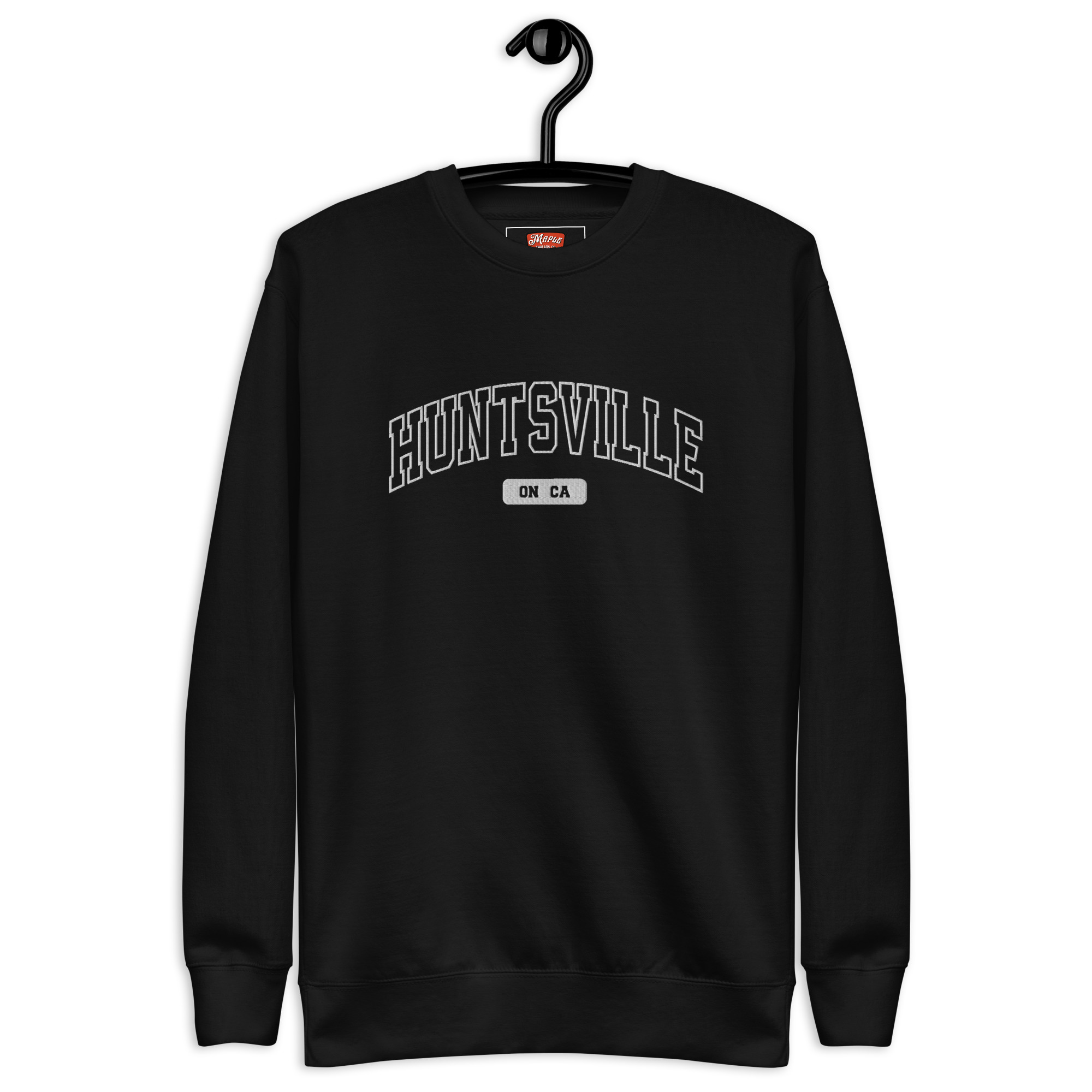 Unisex Huntsville, Ontario Embroidered Premium Sweatshirt