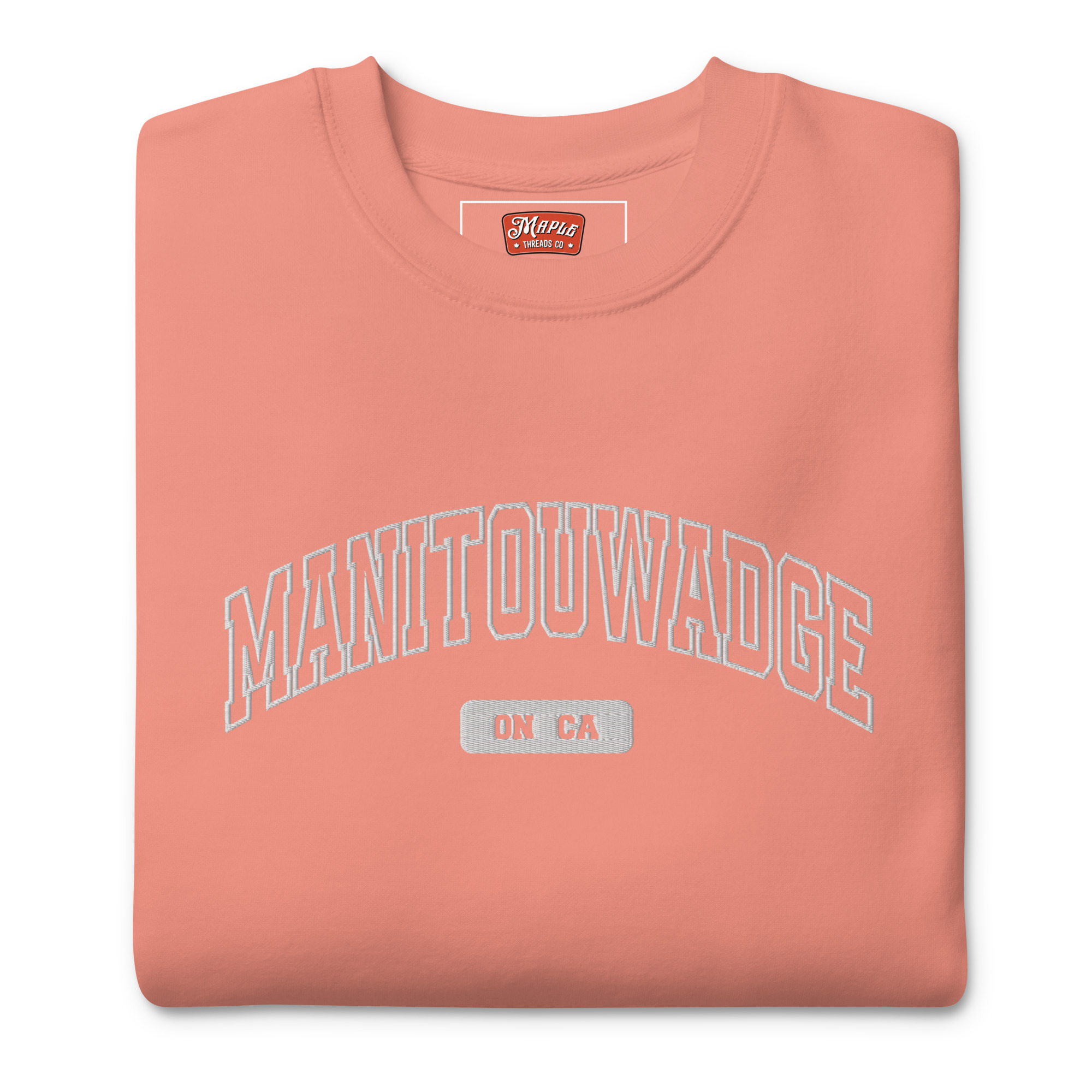 Unisex Manitouwadge, Ontario Embroidered Premium Sweatshirt - Image 11