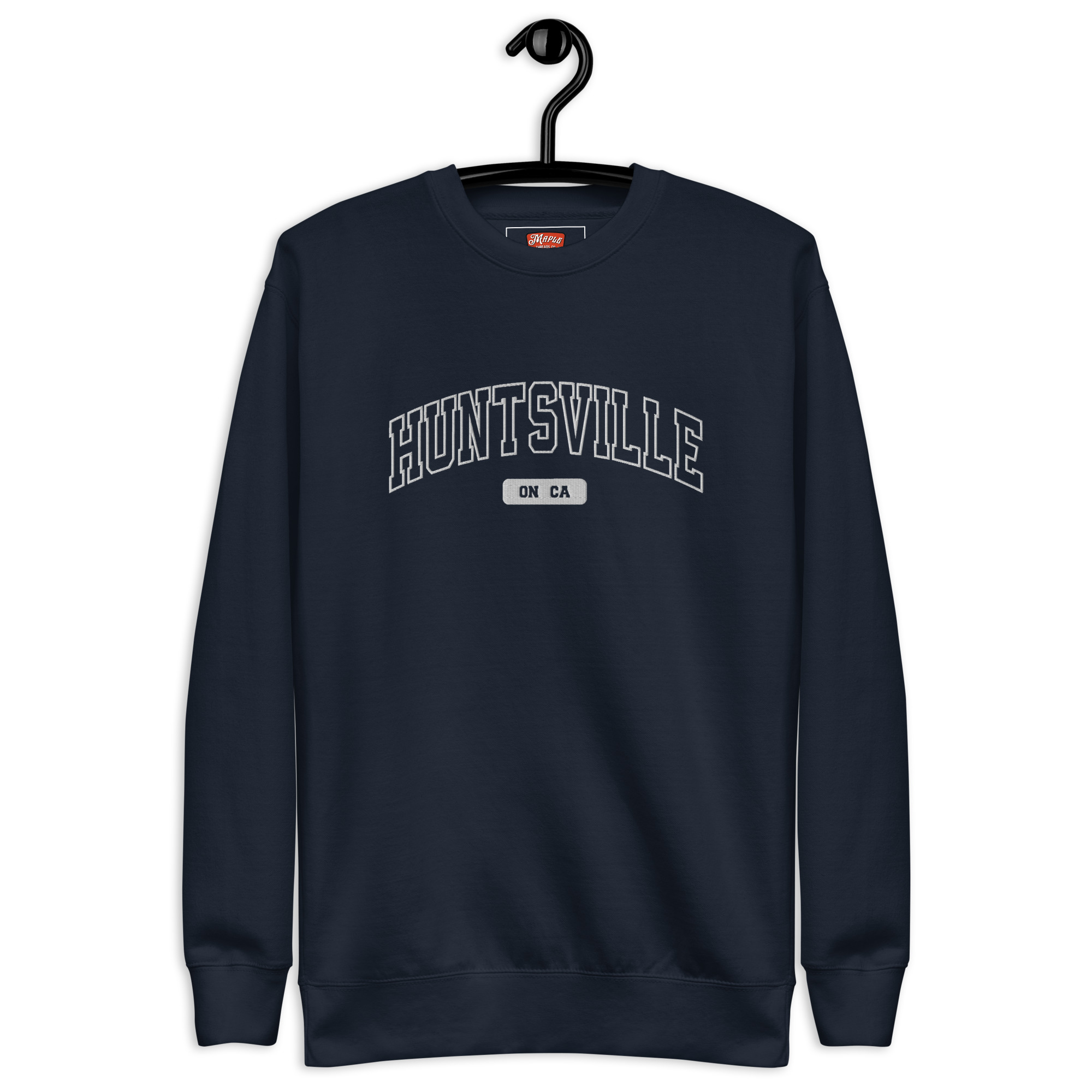 Unisex Huntsville, Ontario Embroidered Premium Sweatshirt - Image 2