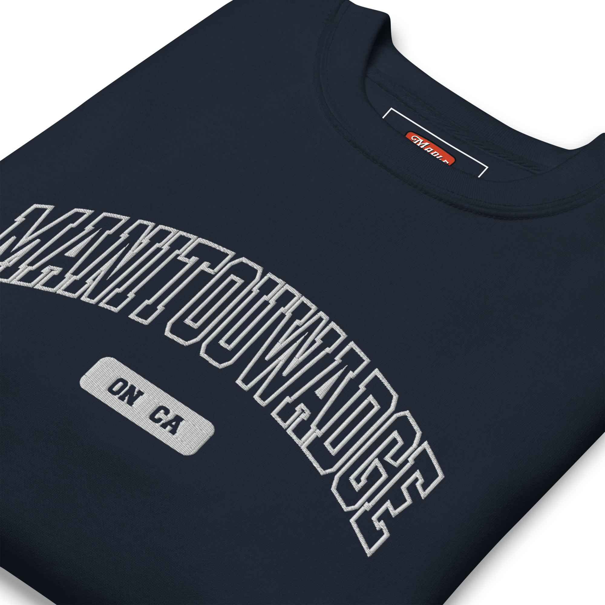 Unisex Manitouwadge, Ontario Embroidered Premium Sweatshirt - Image 5