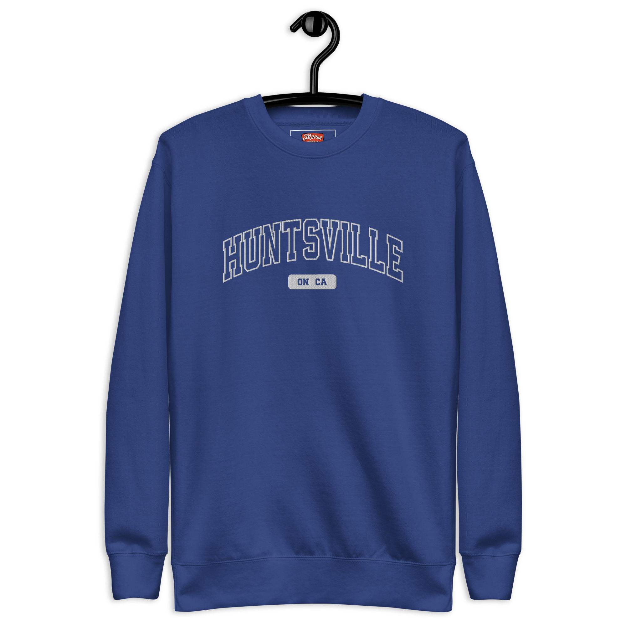 Unisex Huntsville, Ontario Embroidered Premium Sweatshirt - Image 4