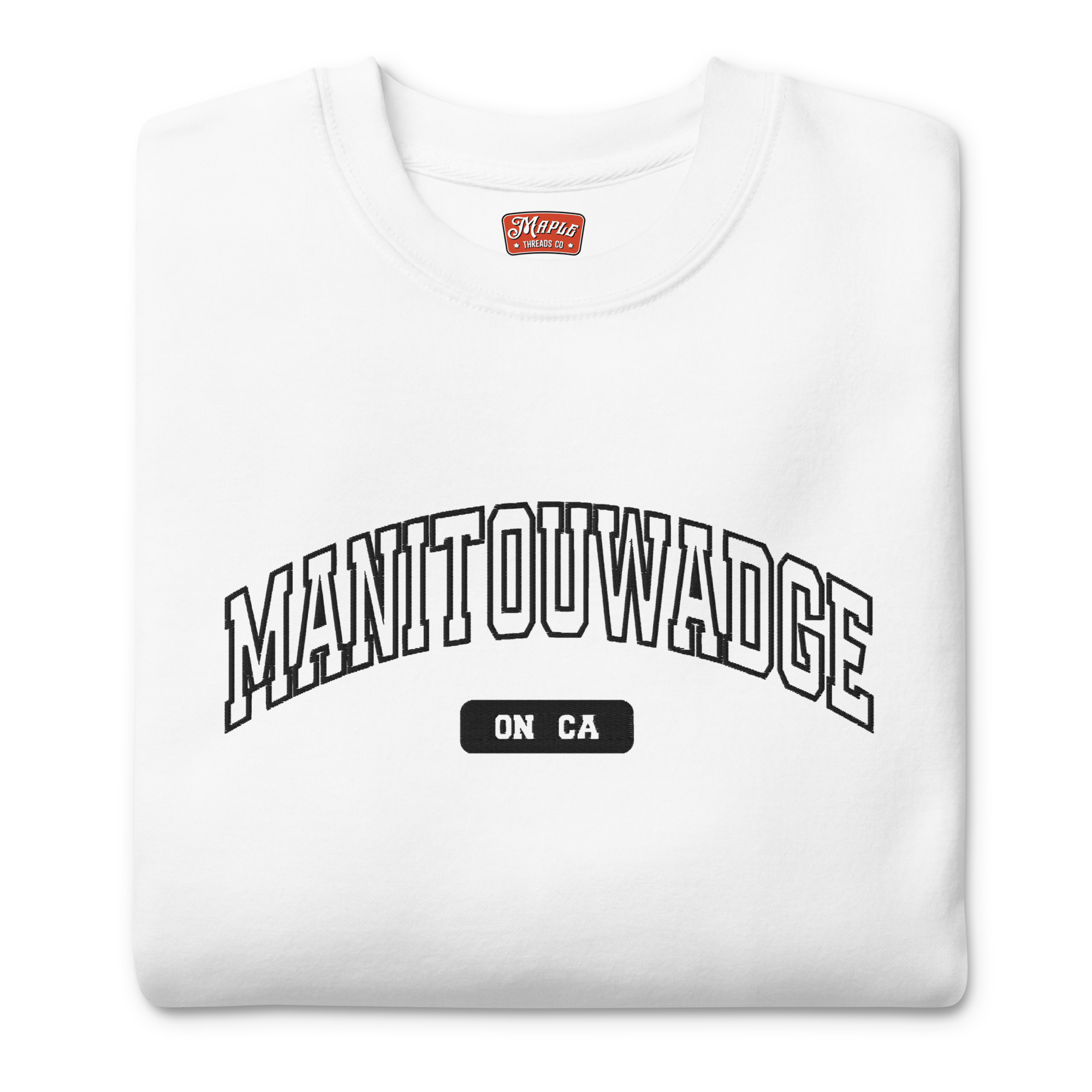 Unisex Manitouwadge, Ontario Embroidered Premium Sweatshirt - Image 13