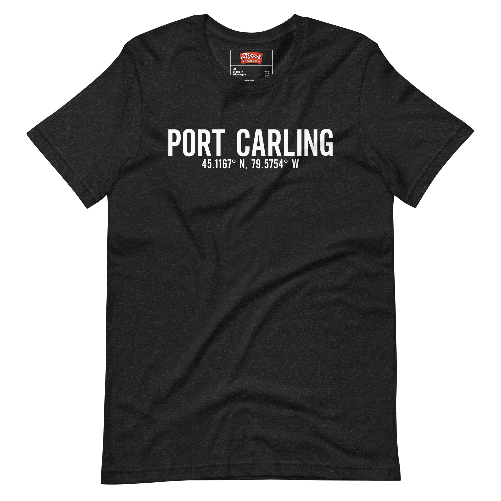 Unisex Port Carling, Ontario Coordinates T-Shirt - Image 2