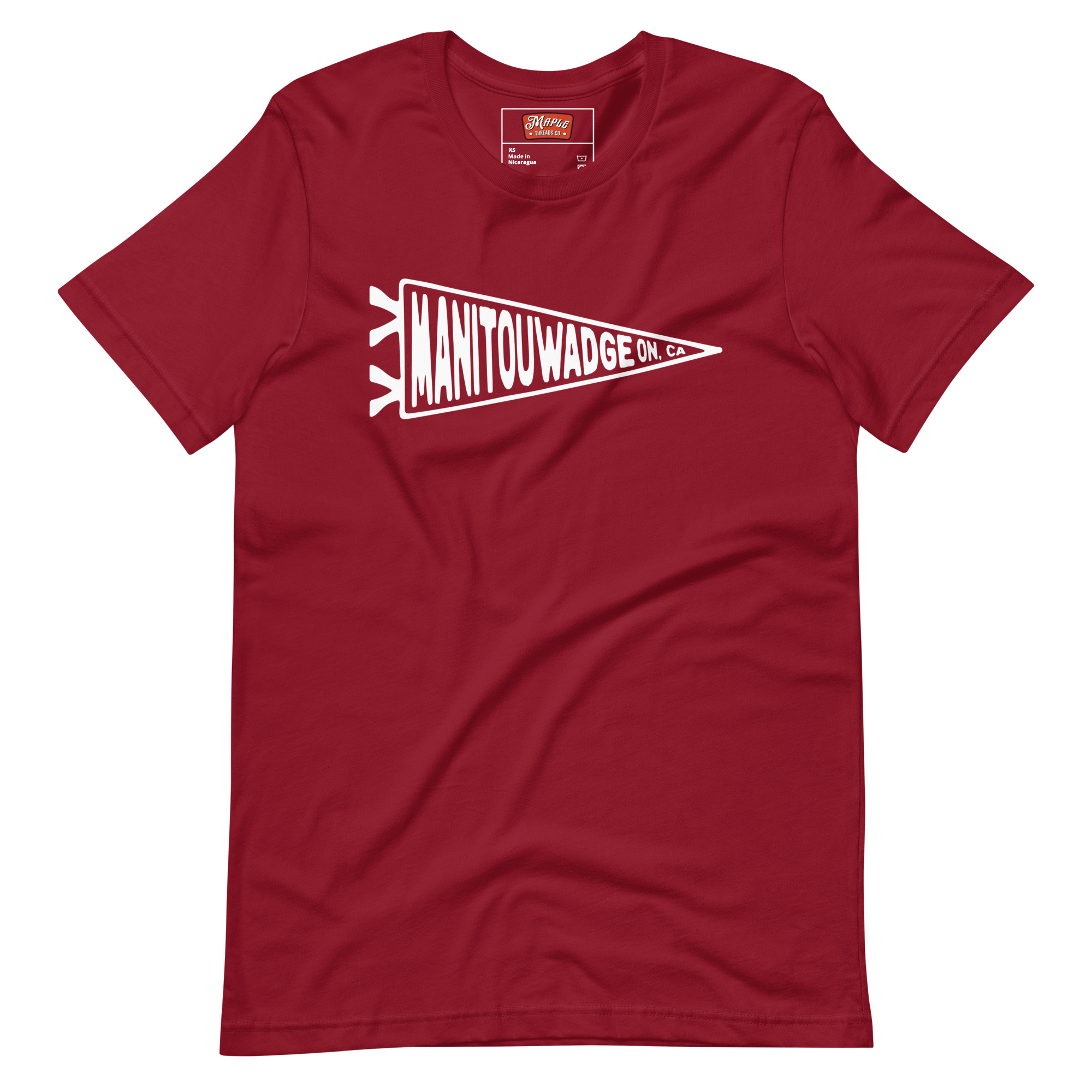 Unisex Manitouwadge, Ontario Flag T-Shirt - Image 3