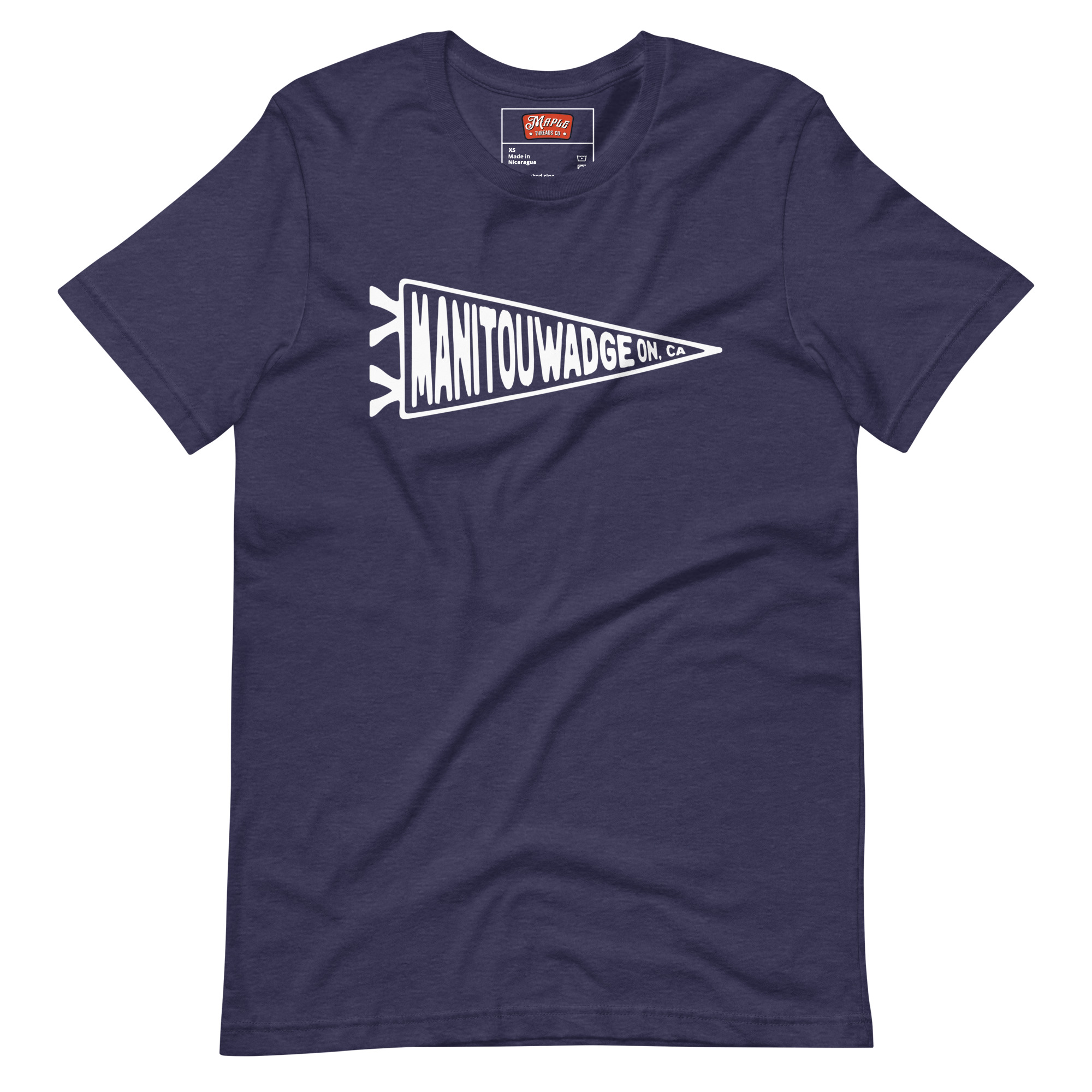 Unisex Manitouwadge, Ontario Flag T-Shirt - Image 5