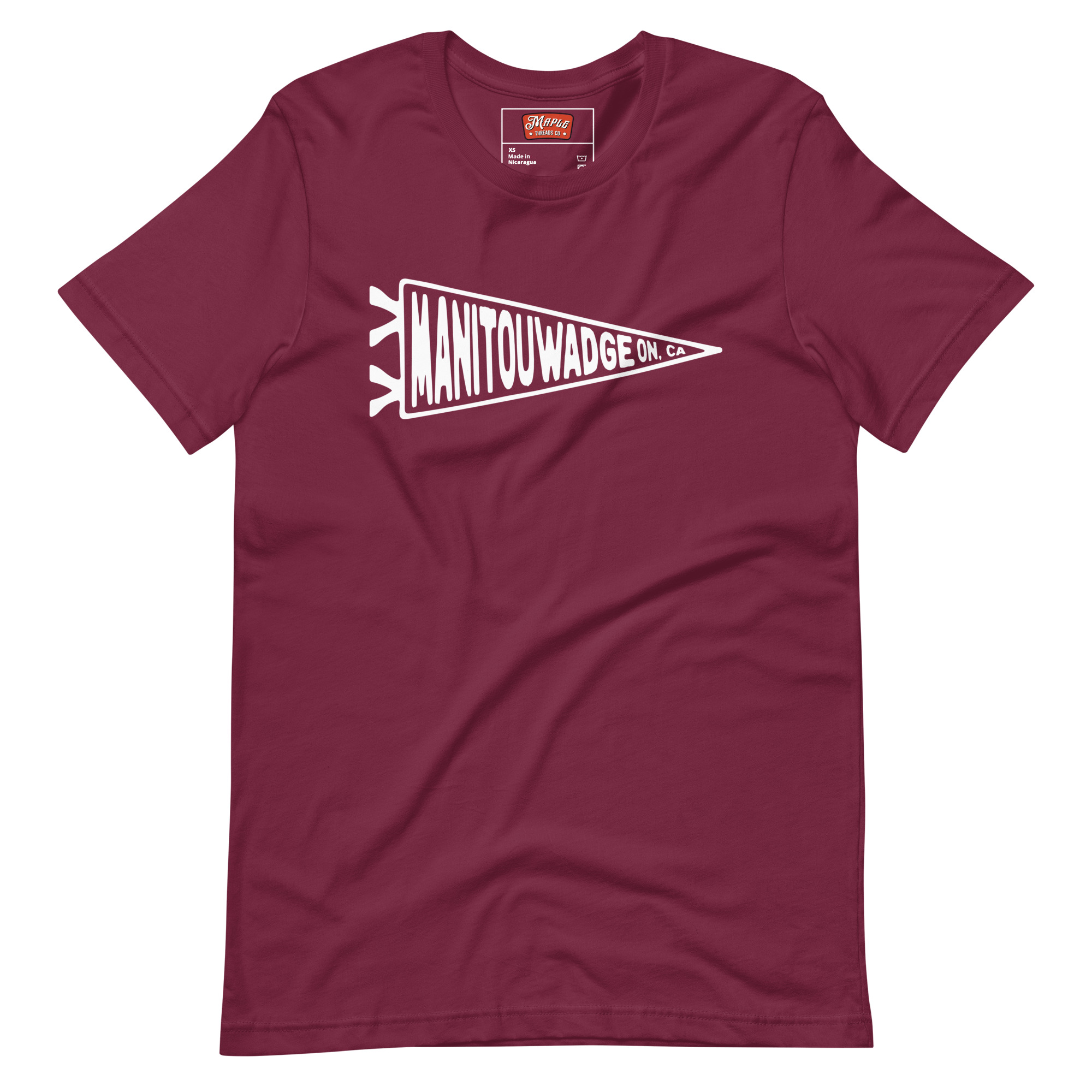 Unisex Manitouwadge, Ontario Flag T-Shirt - Image 9