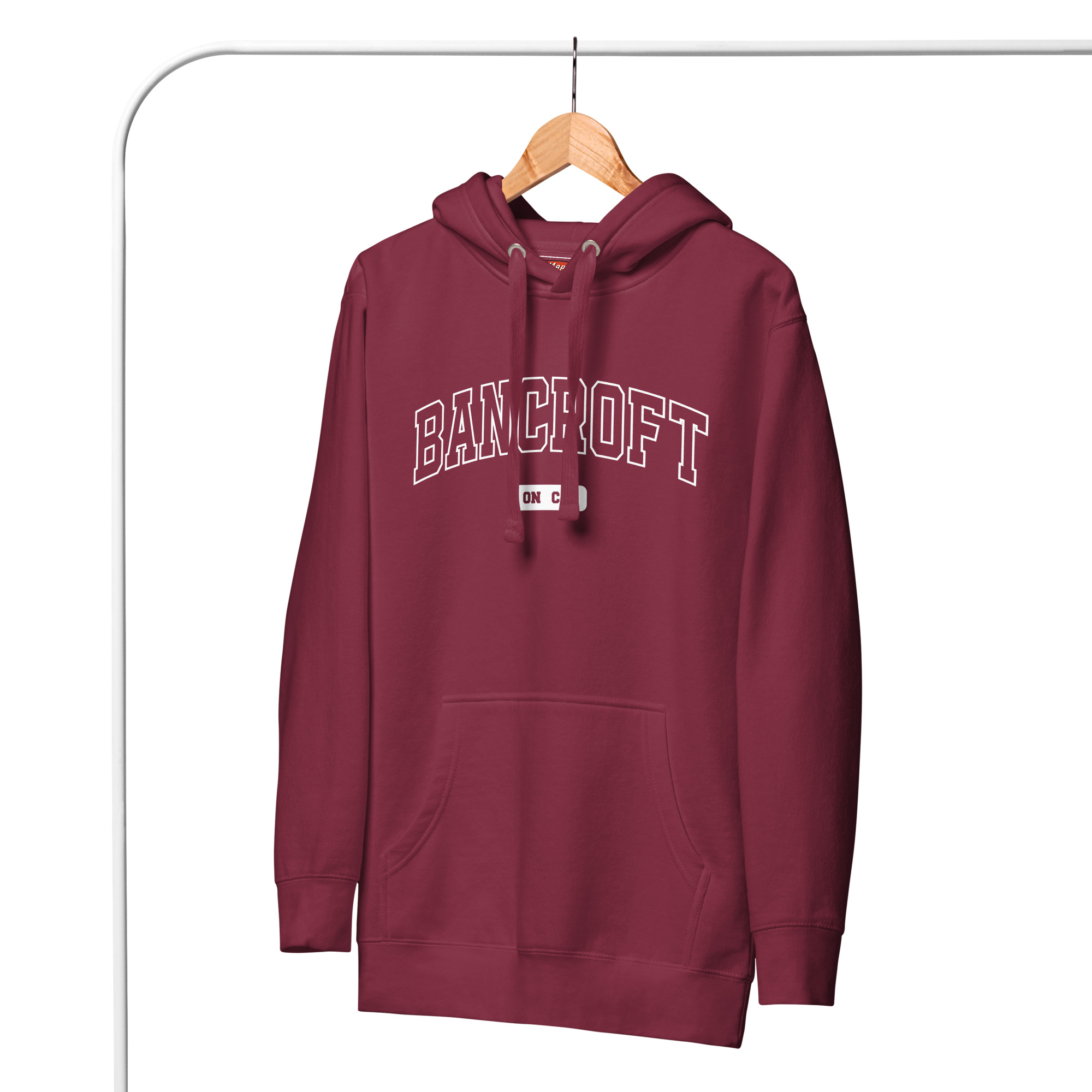 Unisex Bancroft, Ontario Embroidered Hoodie - Image 5