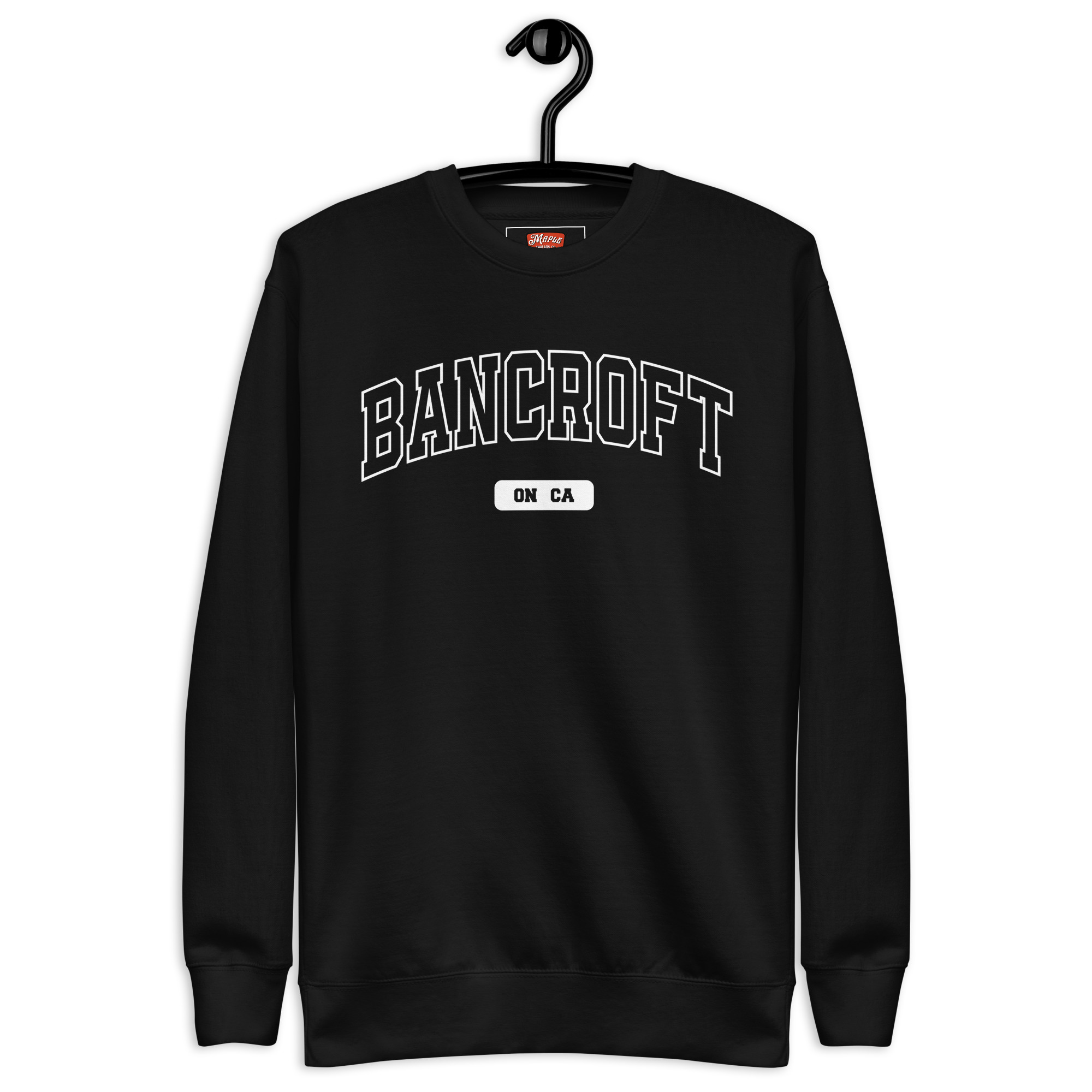 Unisex Bancroft, Ontario Embroidered Premium Sweatshirt