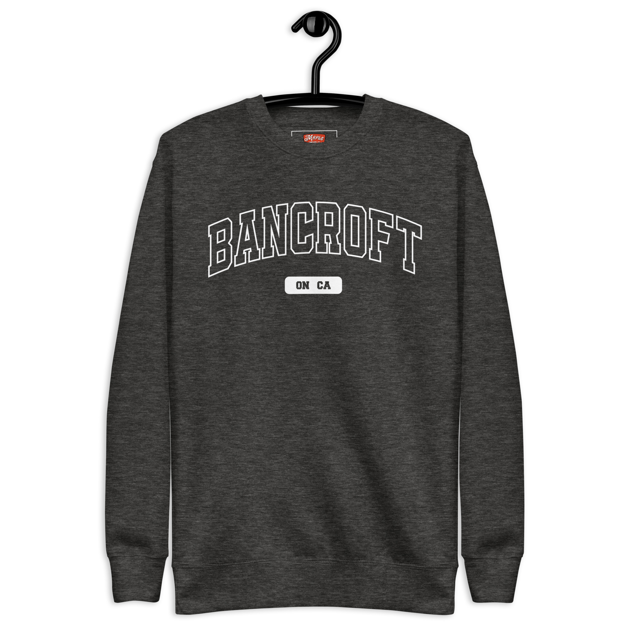 Unisex Bancroft, Ontario Embroidered Premium Sweatshirt - Image 3