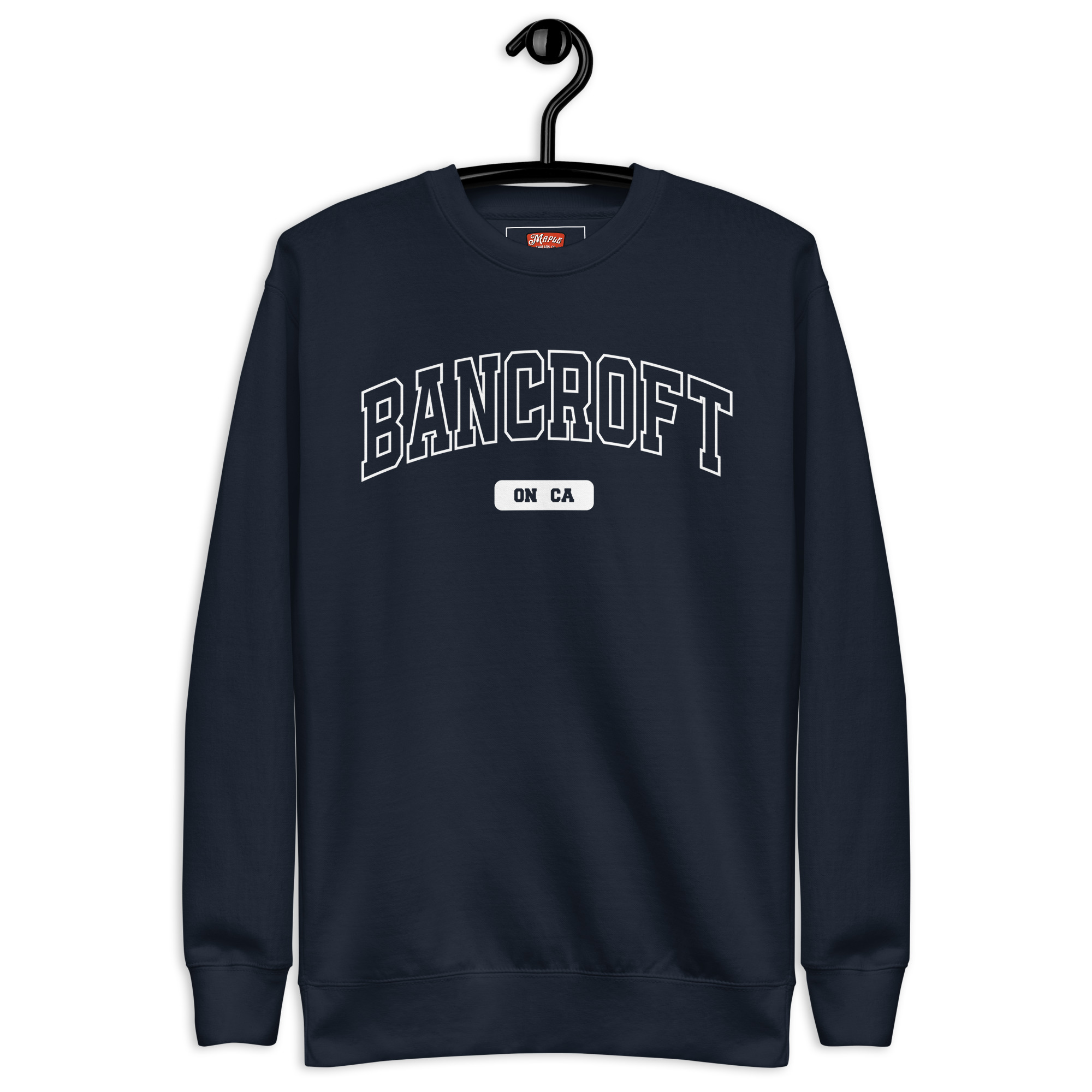 Unisex Bancroft, Ontario Embroidered Premium Sweatshirt - Image 2