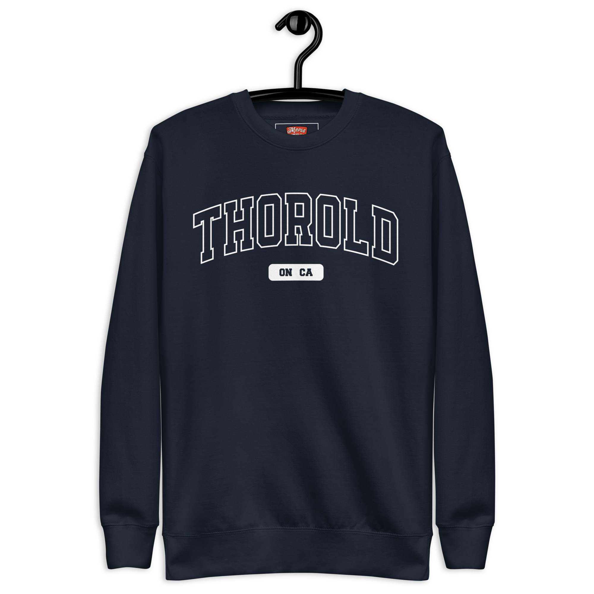 Unisex Thorold, Ontario Embroidered Premium Sweatshirt - Image 2