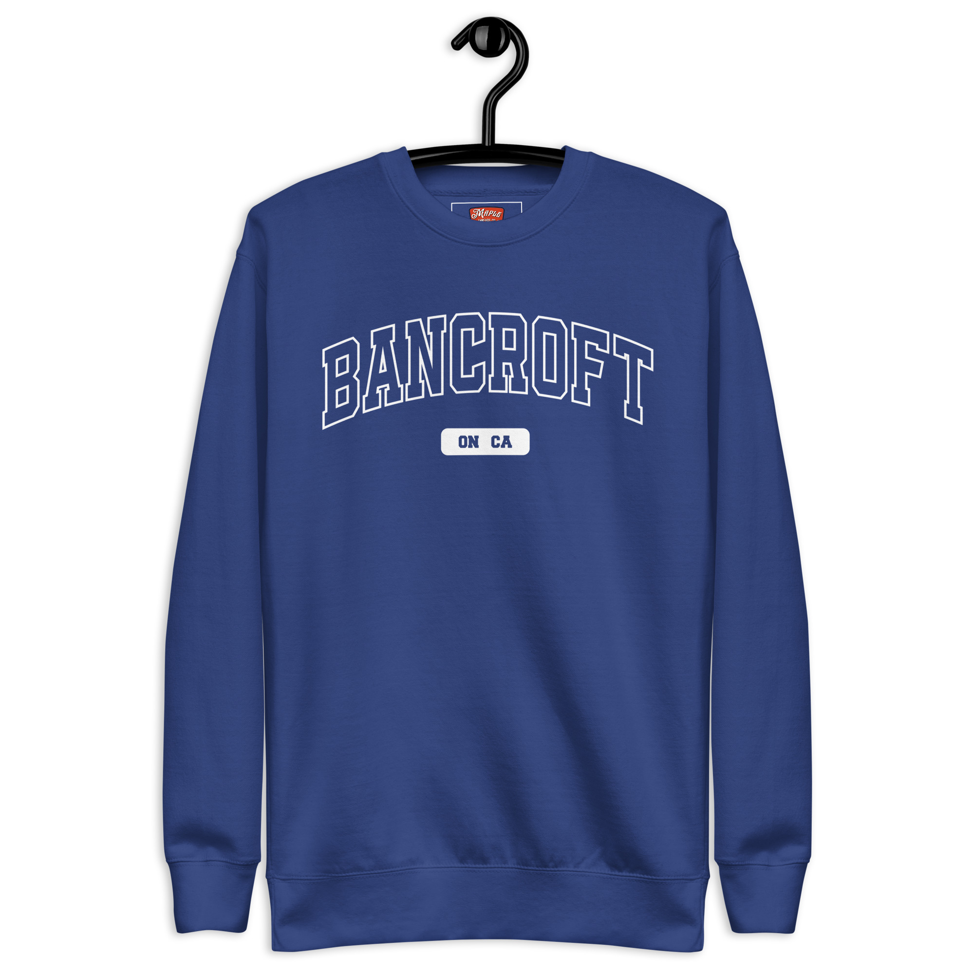 Unisex Bancroft, Ontario Embroidered Premium Sweatshirt - Image 4