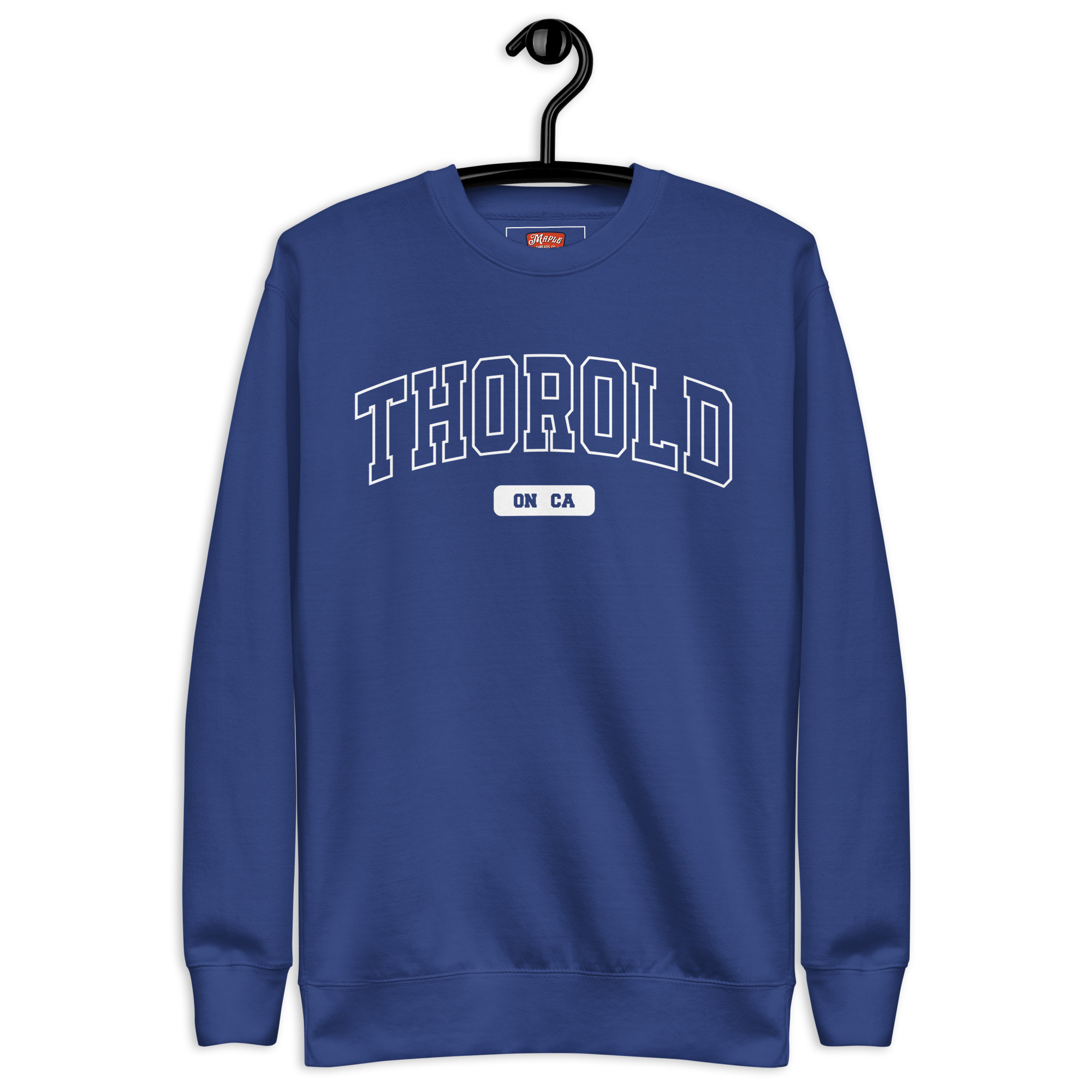Unisex Thorold, Ontario Embroidered Premium Sweatshirt - Image 4