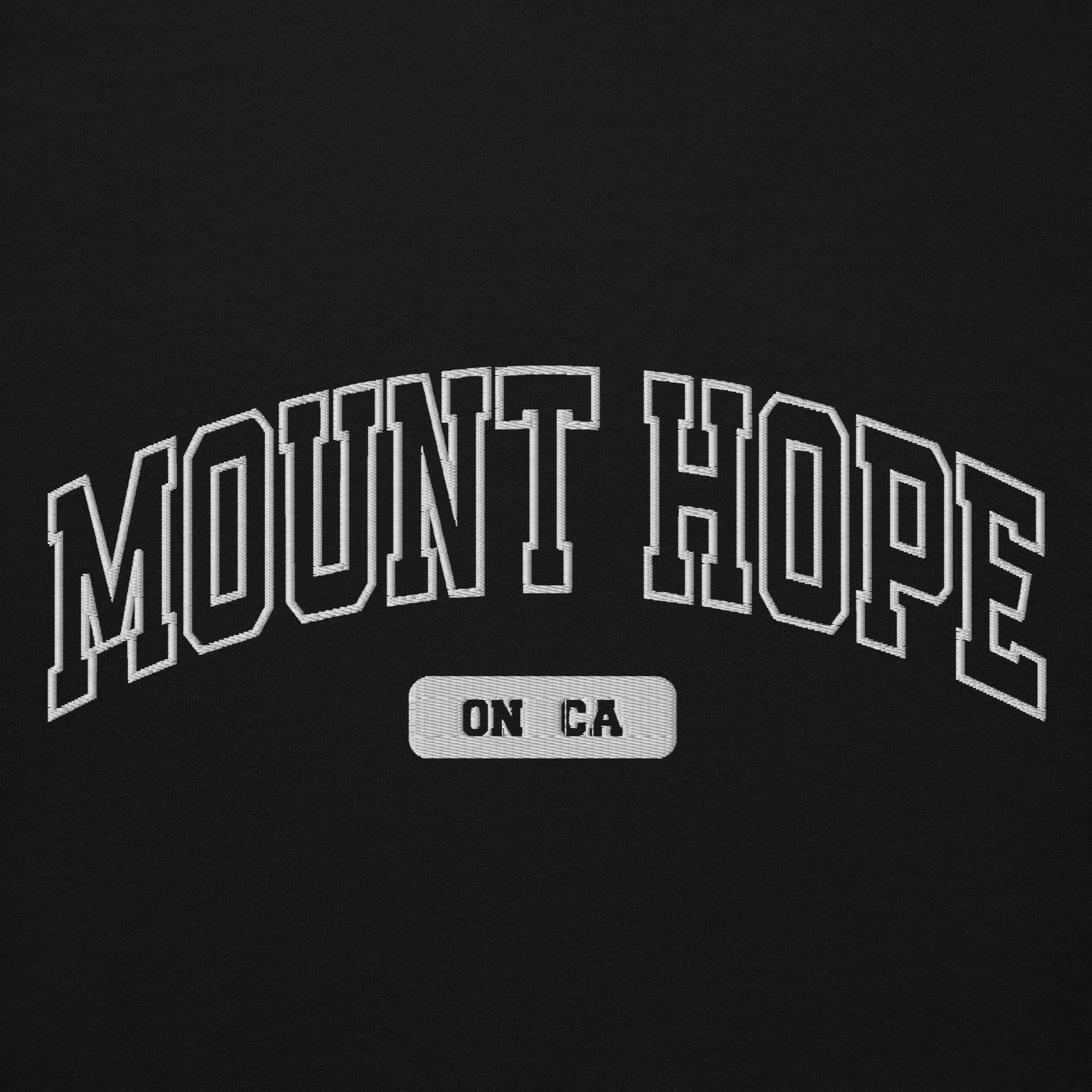 Unisex Mount Hope, Ontario Embroidered Hoodie - Image 2