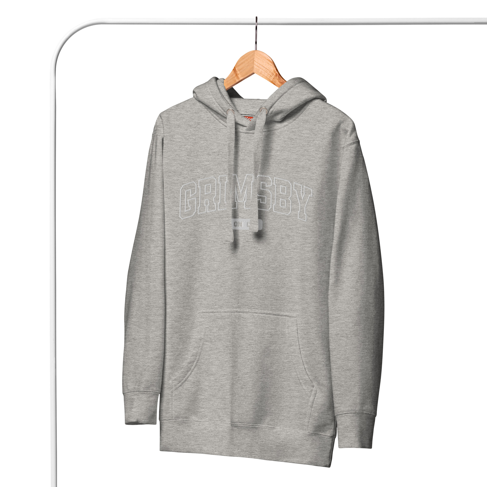 Unisex Grimsby, Ontario Embroidered Hoodie - Image 19