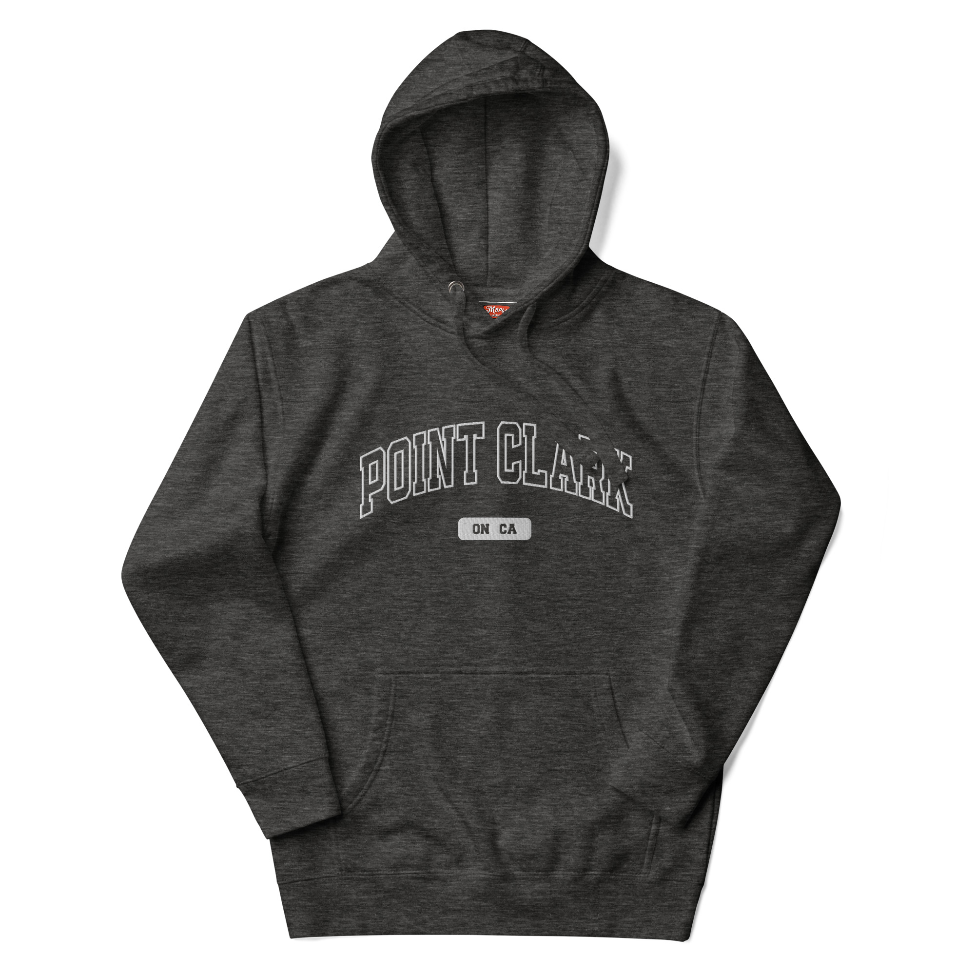 Unisex Point Clark, Ontario Embroidered Hoodie - Image 5